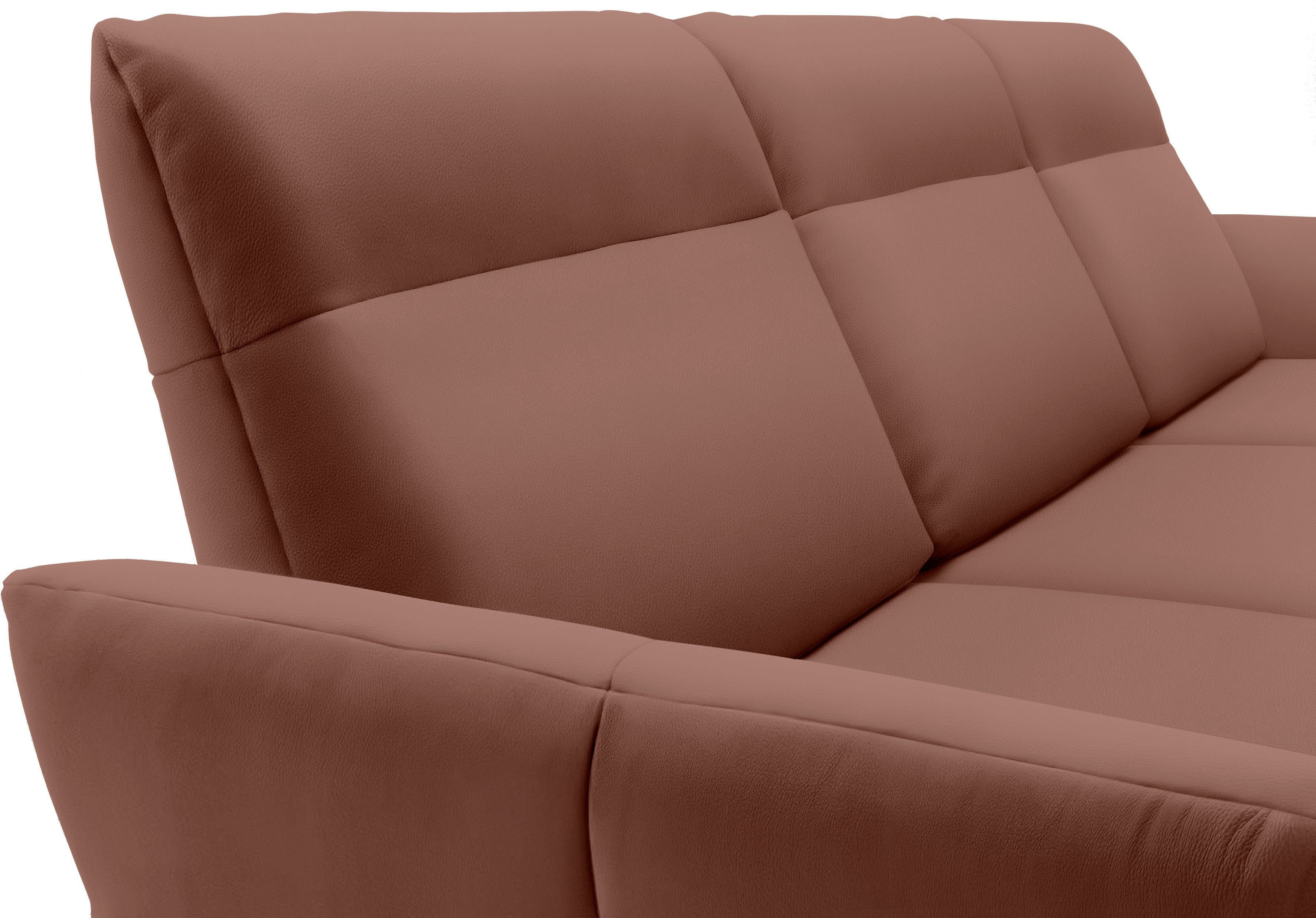 Creation BY ROLF BENZ Hoekbank Hs.460 Sokkel in eiken, onderstel in umbra grijs, breedte 318 cm