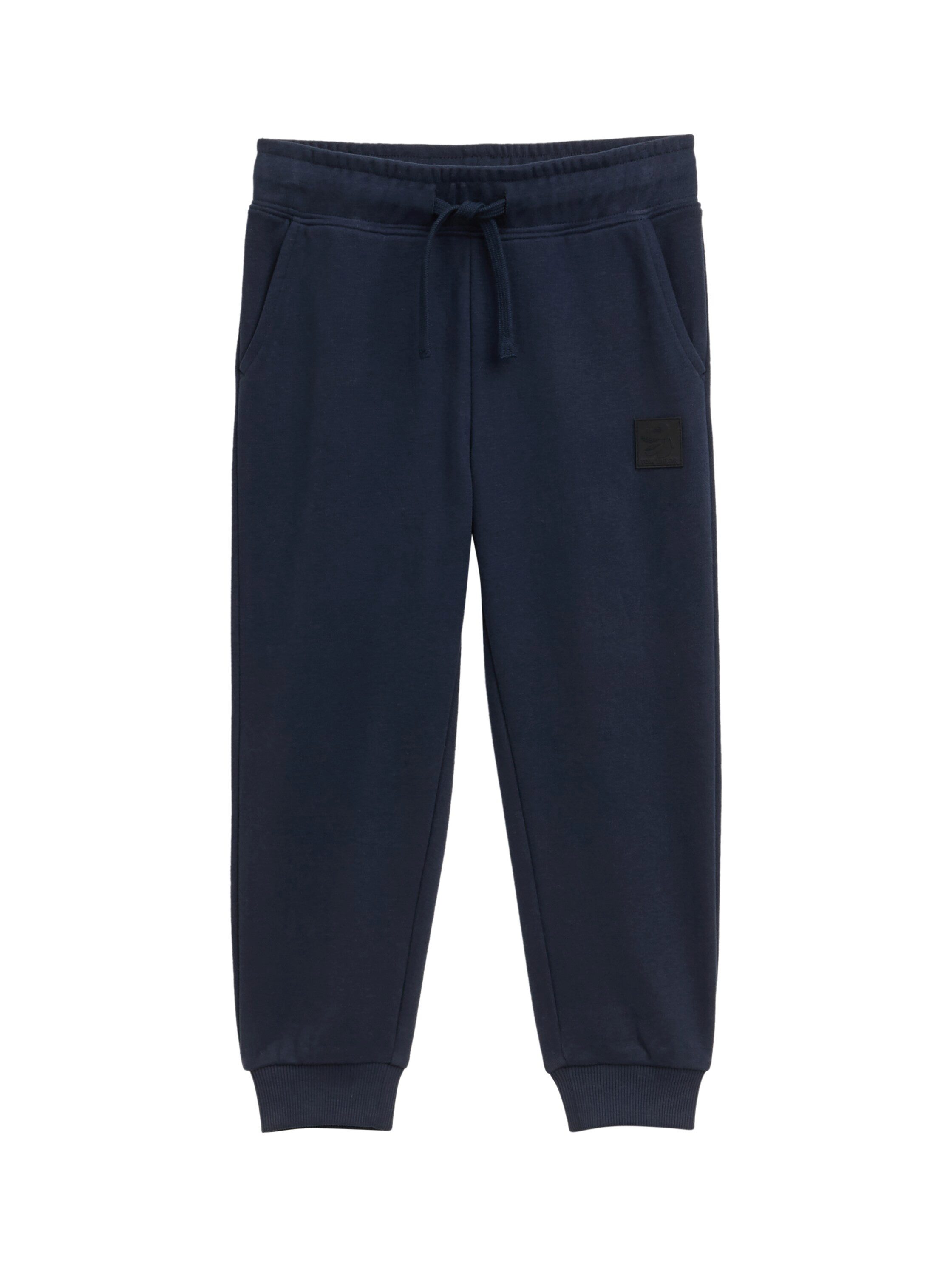 Tom Tailor Sweatbroek met geborduurd logo jongens sweatbroeken maat 92/98 blauw