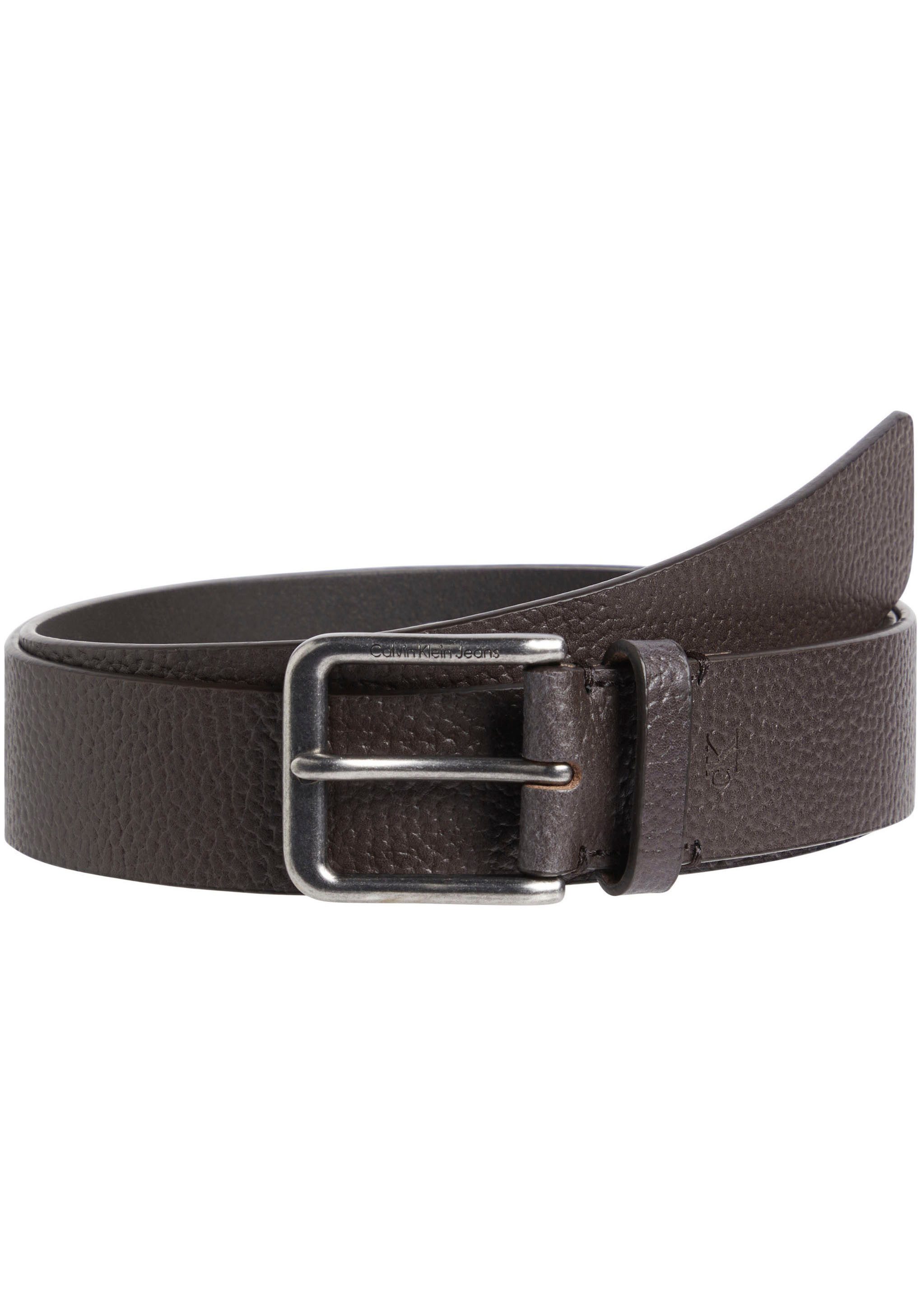 Calvin Klein Leren riem CLASSIC CASUAL BELT 35MM Logoprand, eenvoudige doornsluiting