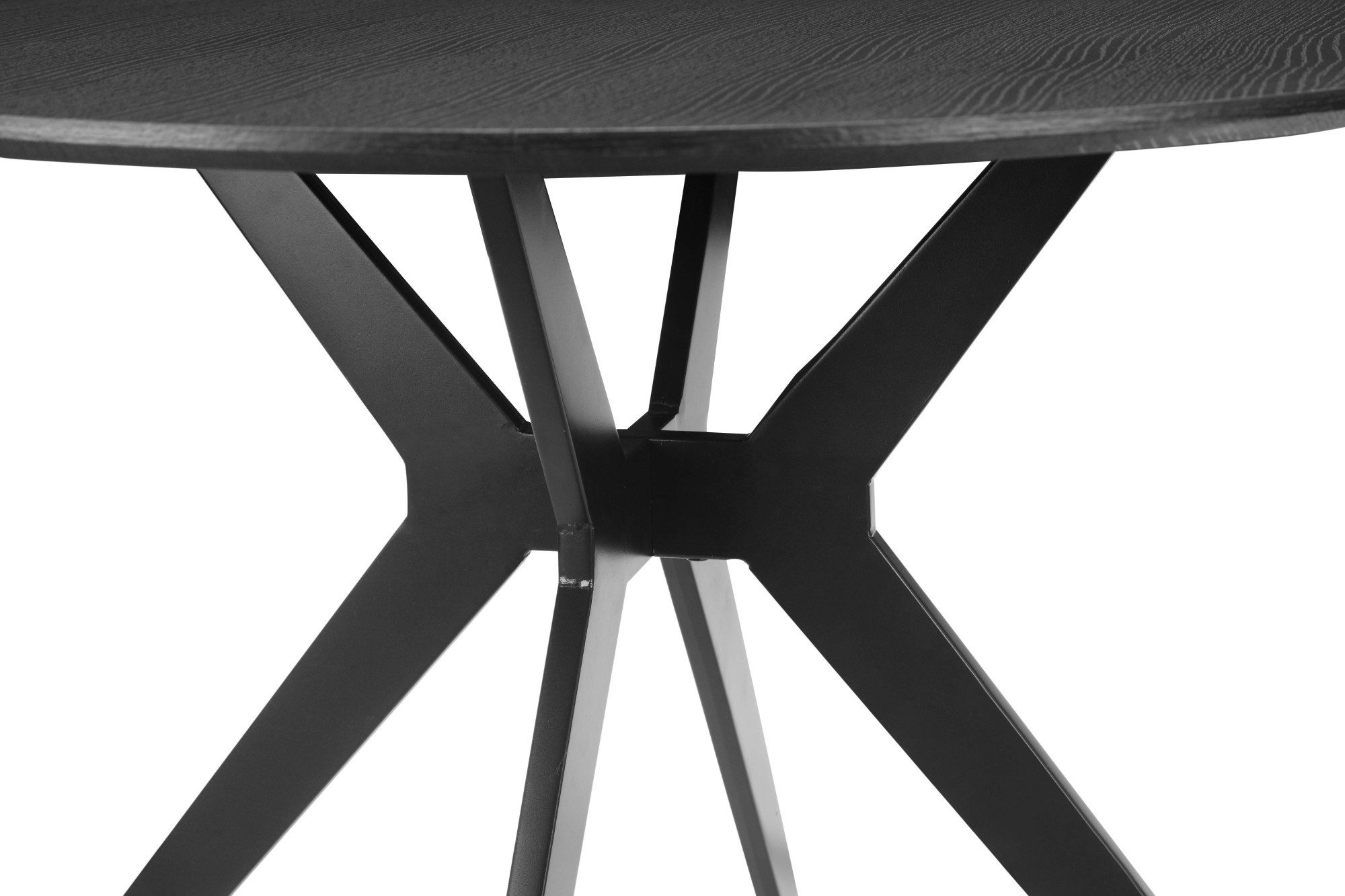 Home affaire Eettafel La Roche Frame van metaal, voelbare structuur, hoogte 75 cm