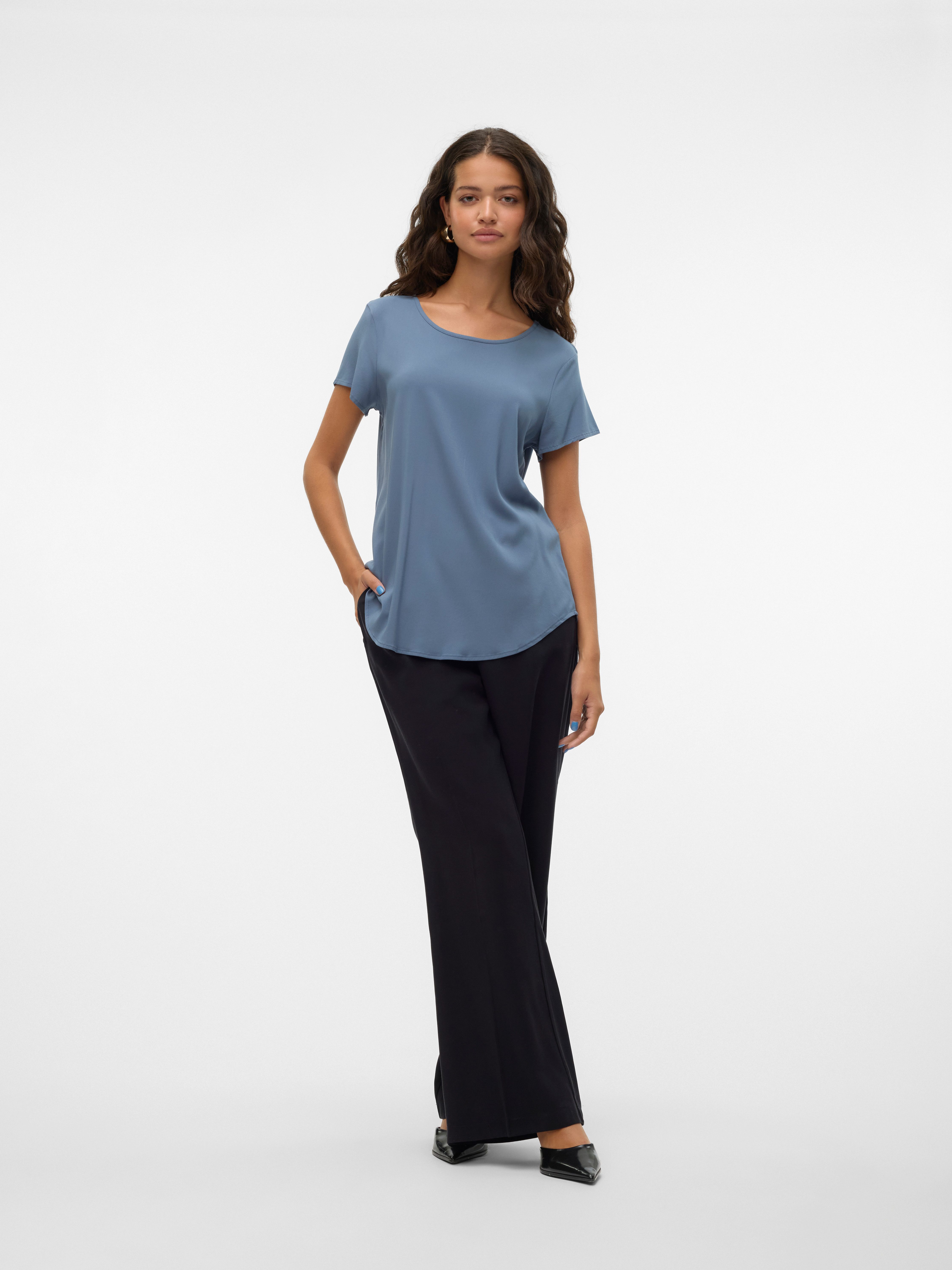 Vero Moda Shirt VMBELLA SS TOP WVN GA NOOS