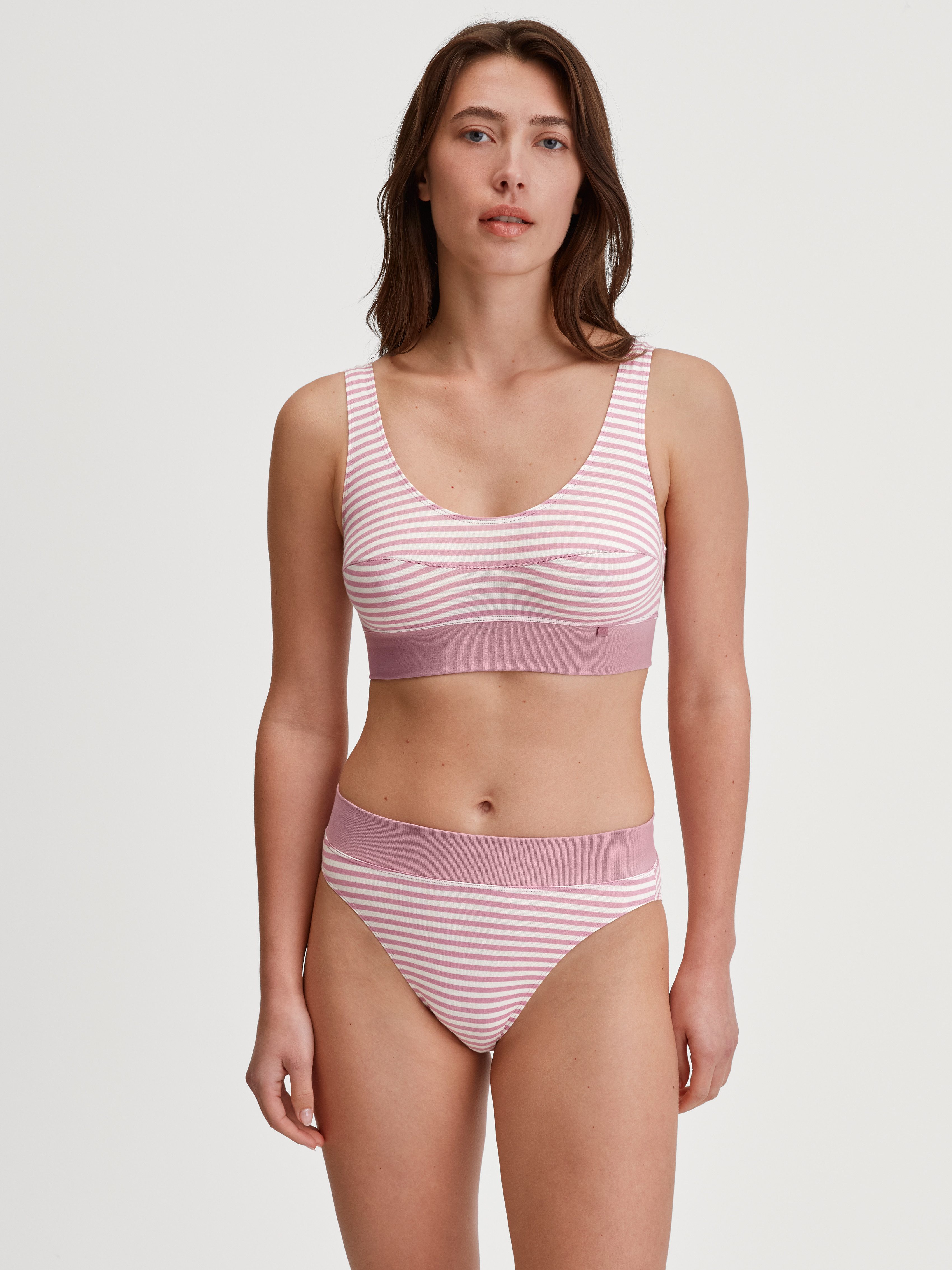 CALIDA Bustier Elastic brede onderborstband, zonder beugel, katoenmix