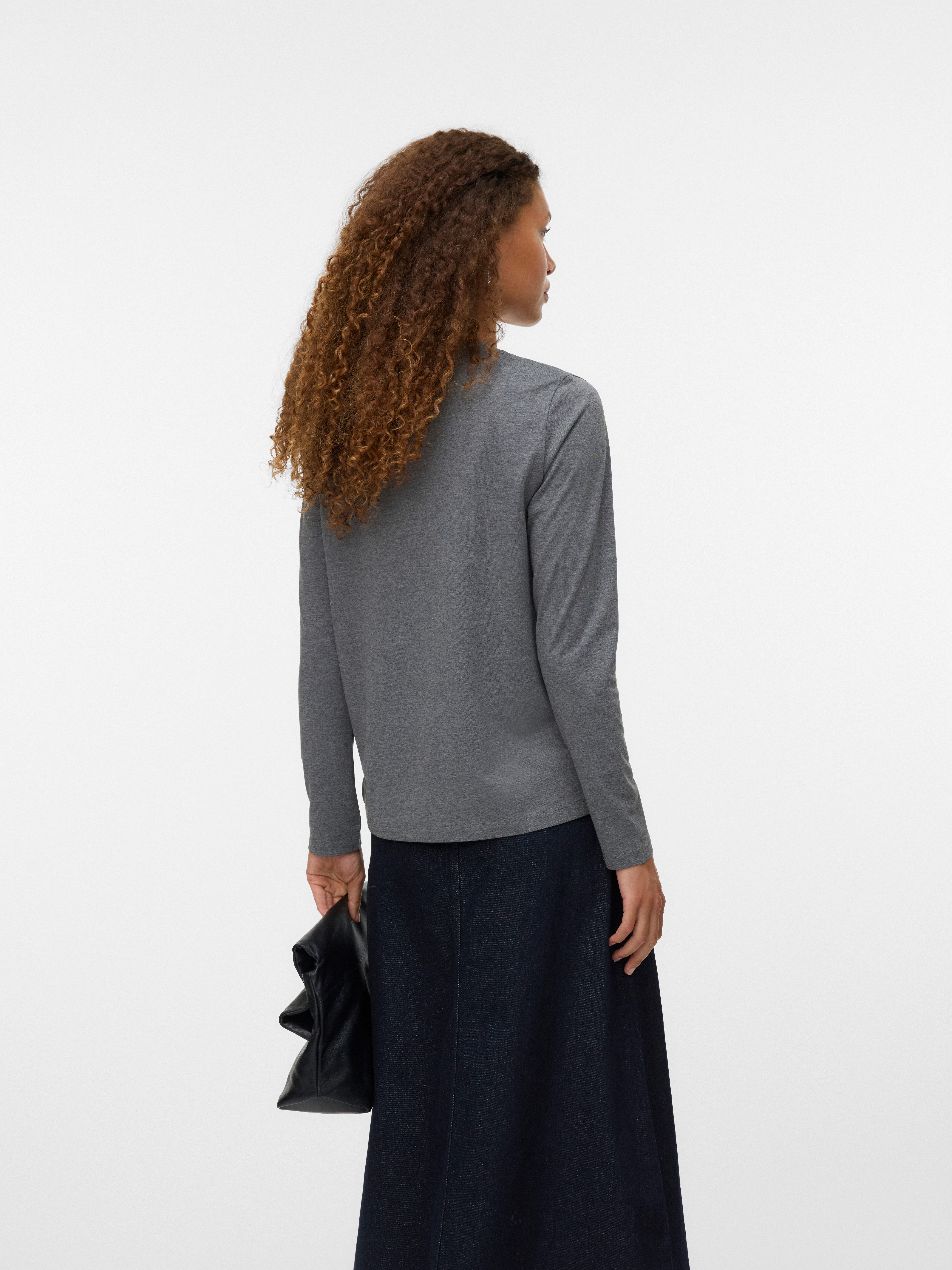 Vero Moda Shirt met lange mouwen VMPAULINA LS T-SHIRT GA JRS NOOS