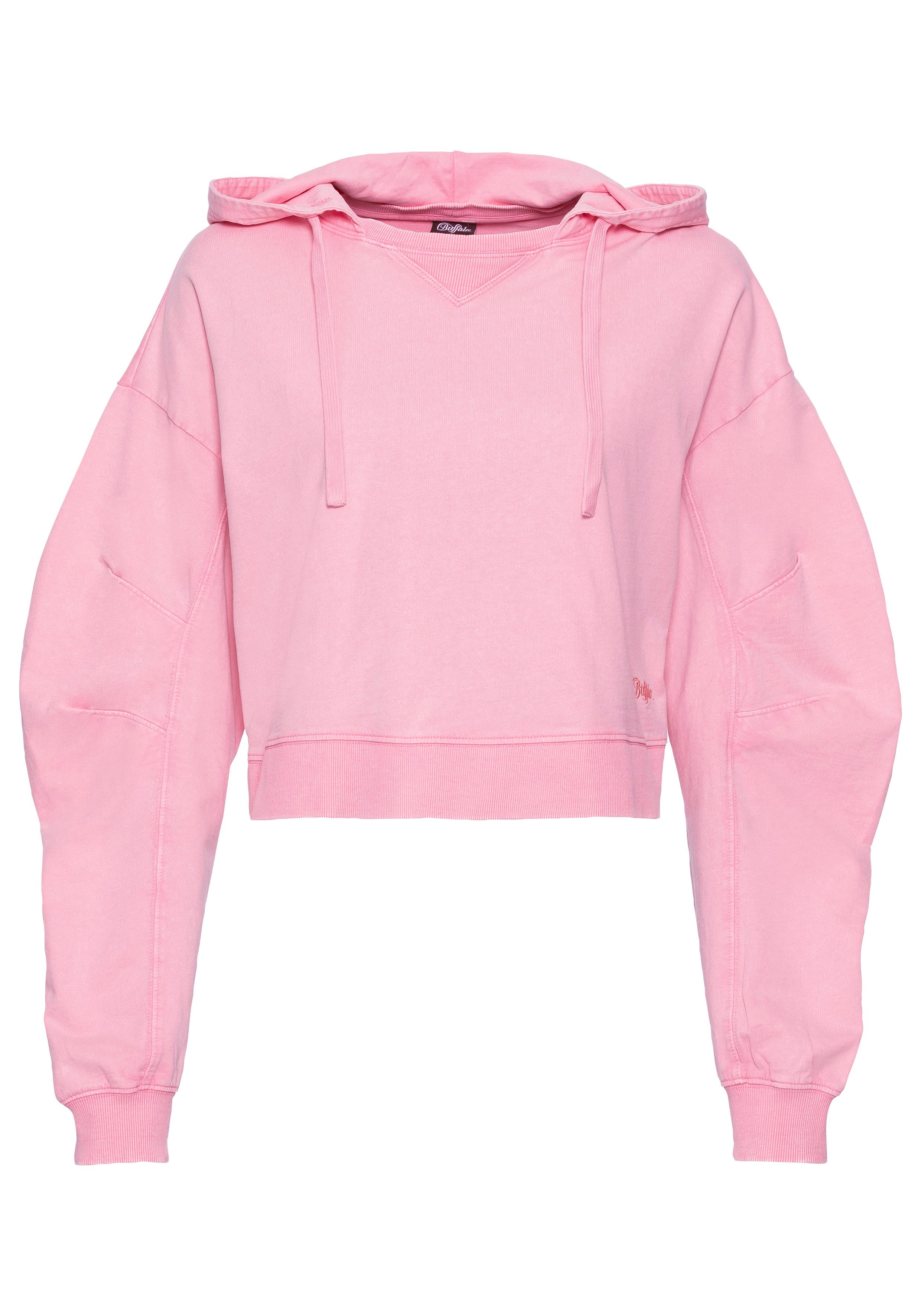 Buffalo Hoodie Capuchontrui in used-look loungewear (1-delig)