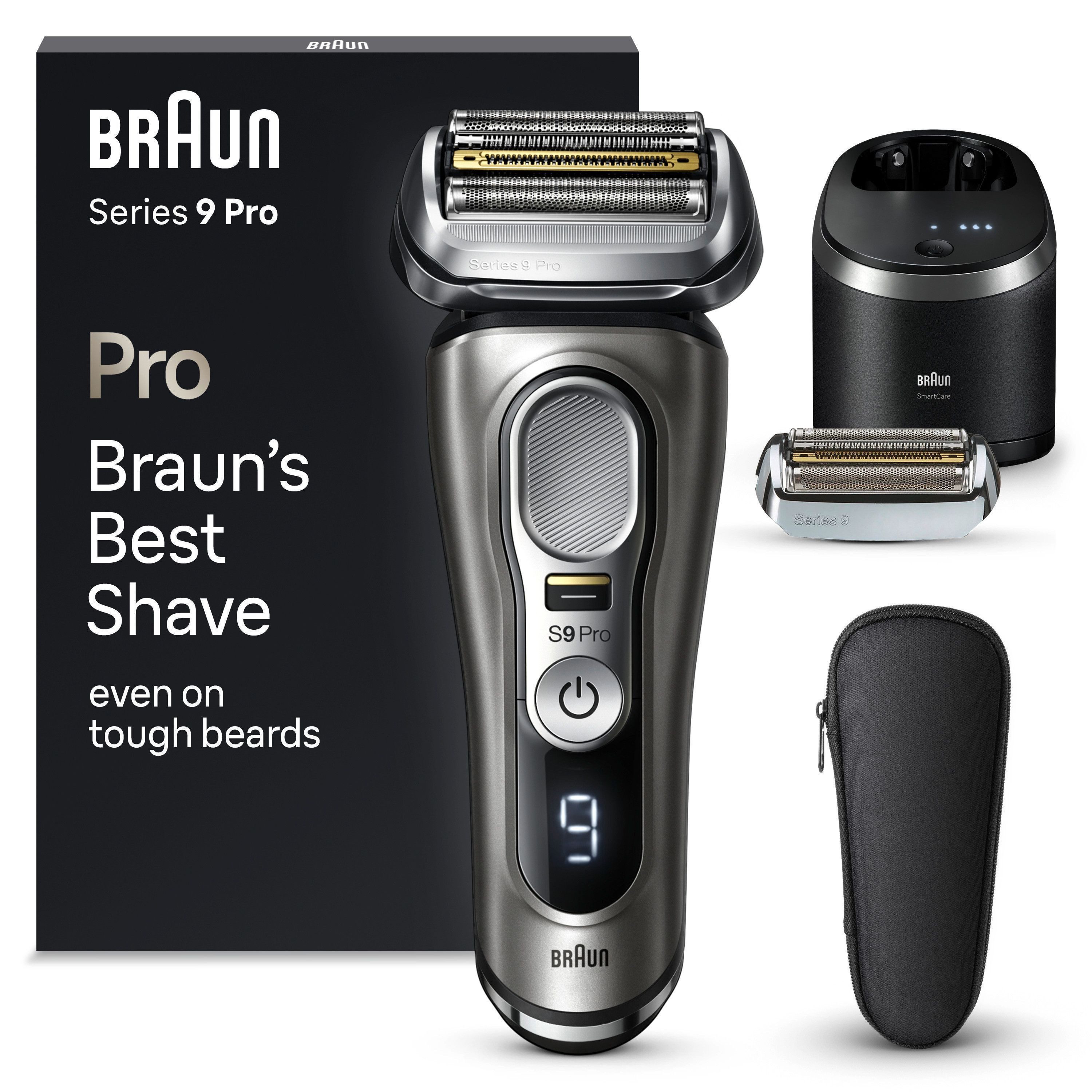Braun Elektrisch scheerapparaat Series 9 Pro 9465cc Wet&Dry, ProLift trimmer
