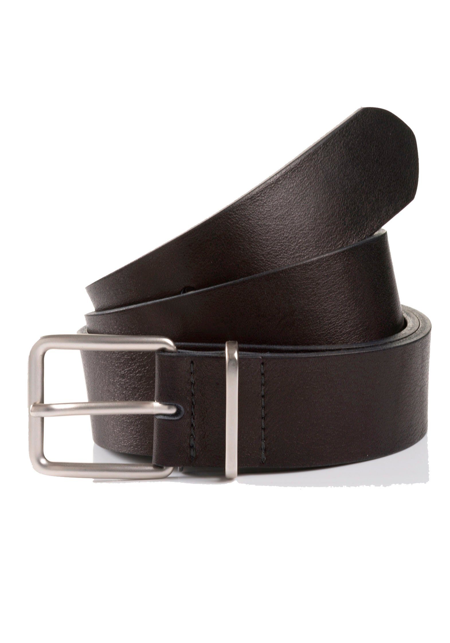 Tom Tailor Leren riem TTREGGIE 3,5 cm brede damesriem, must-have voor denim en formeel dames brede riemen maat 105 zwart
