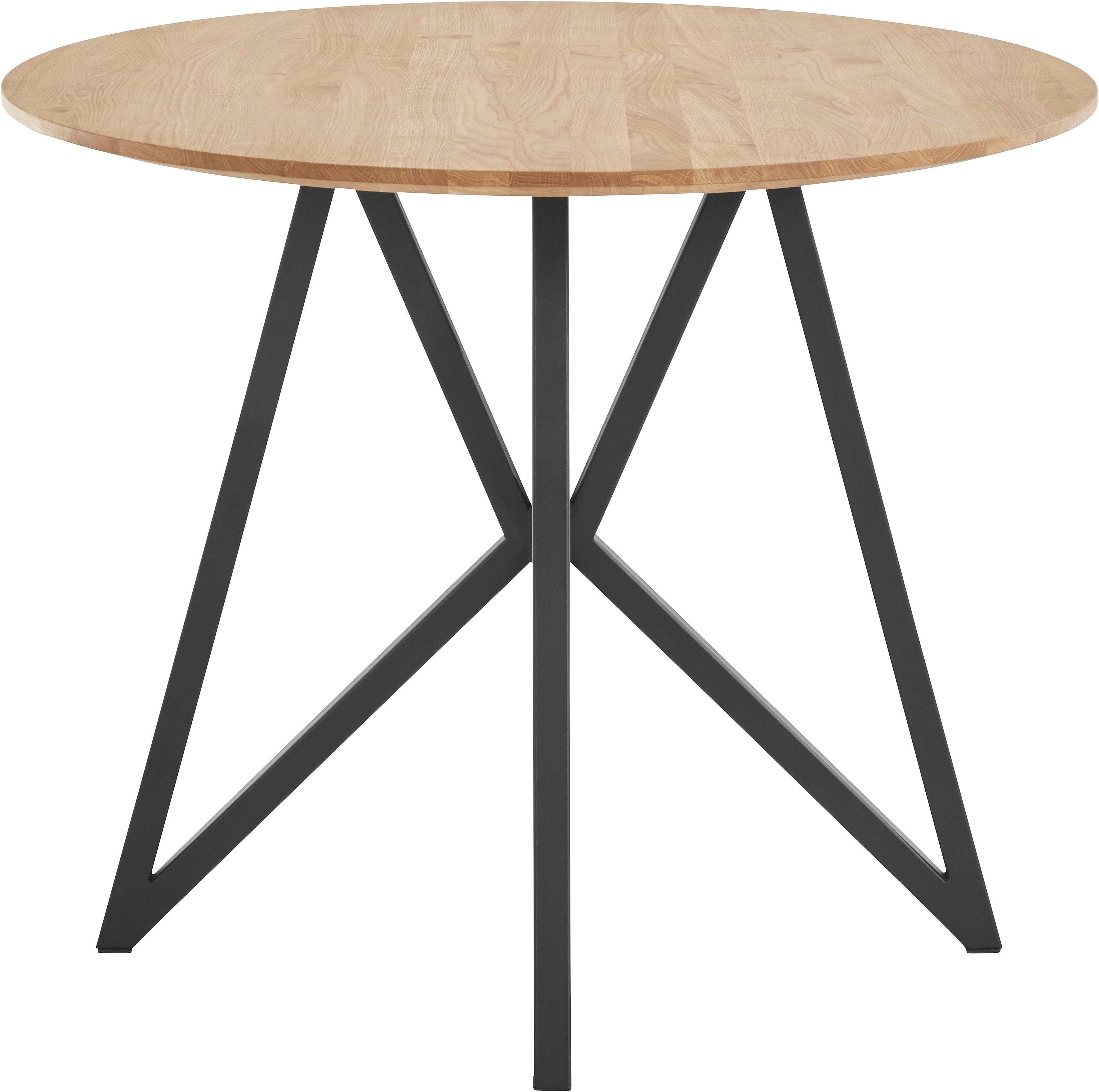 andas Eettafel KRUM van massief hout