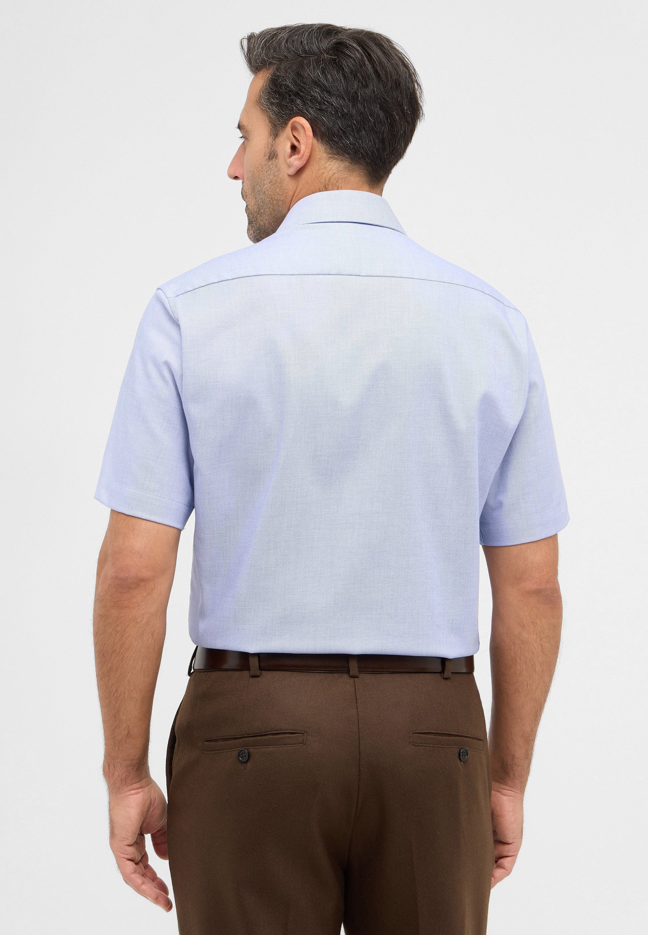 Eterna Overhemd met korte mouwen MODERN FIT NON IRON (strijkvrij)