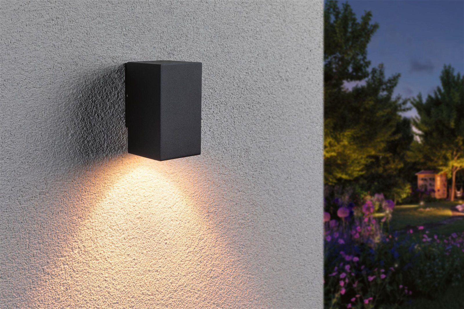 Paulmann Led-wandlamp voor buiten Flame IP44 vierkant 58x103mm 2200K 4W 265lm 230V 75° Metaal (1 stuk)