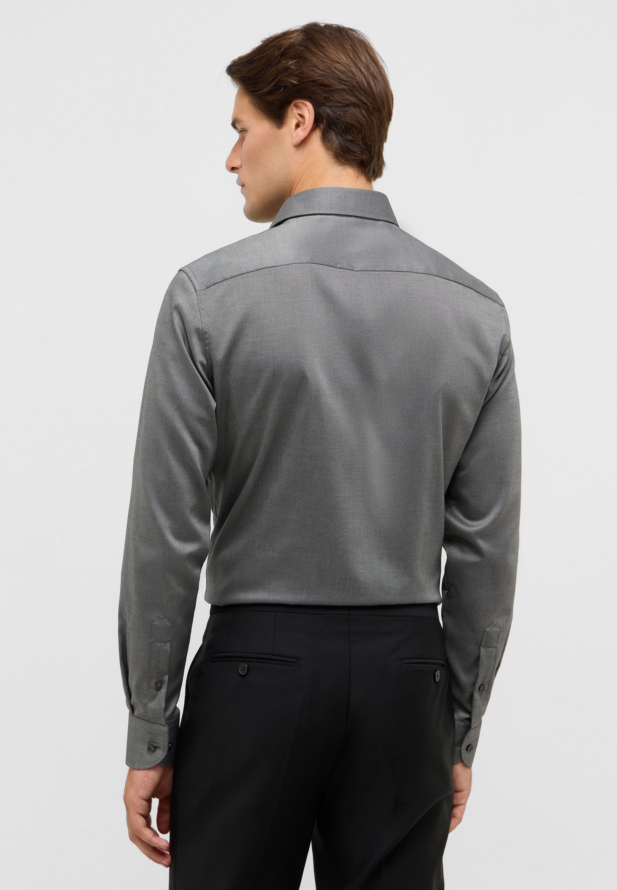 Eterna Overhemd met lange mouwen Slim fit NON IRON (strijkvrij)