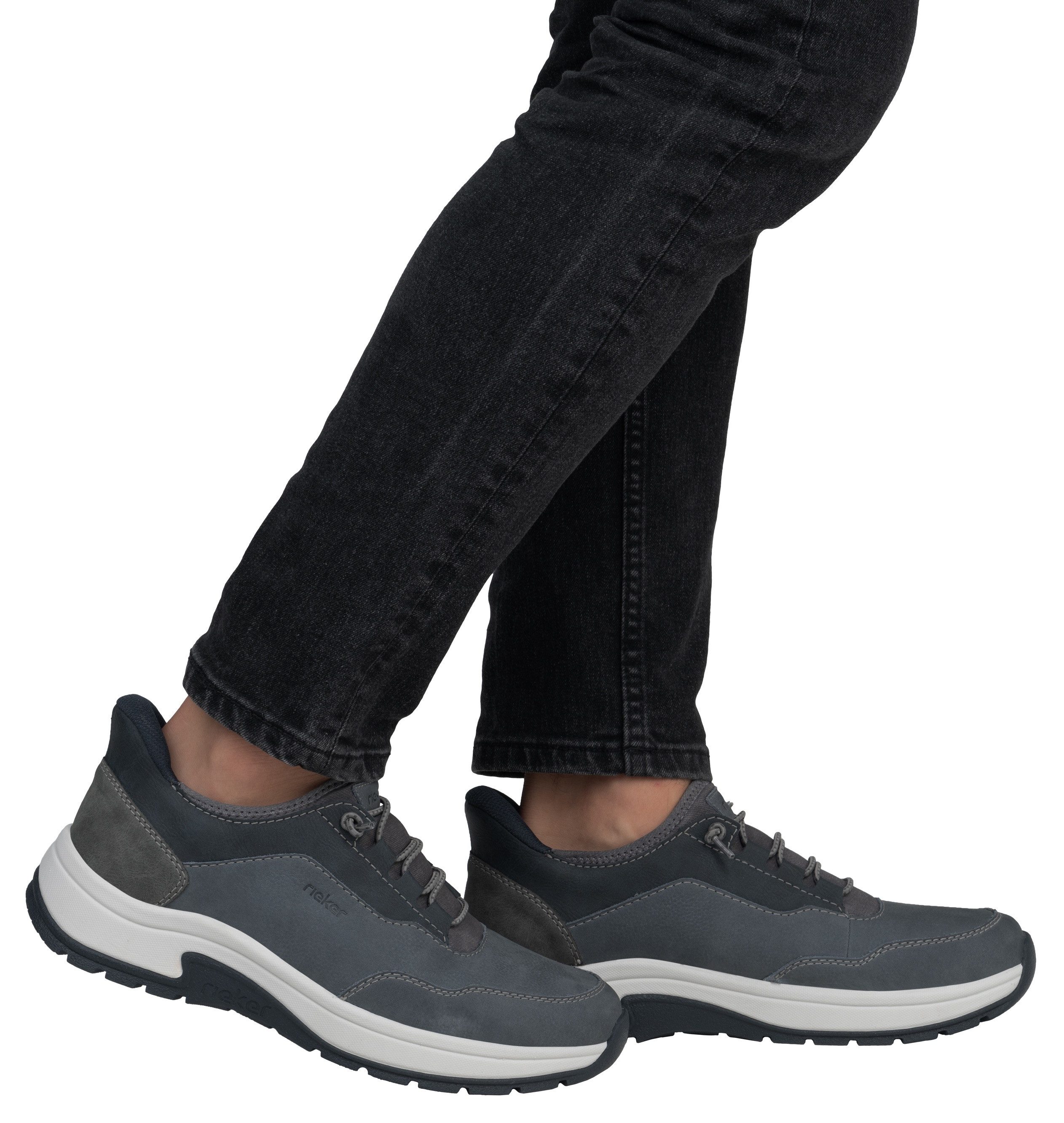 Rieker Slip-on sneakers Ready2GO , slippers, instapschoen, vrijetijdsschoen met zachte schacht