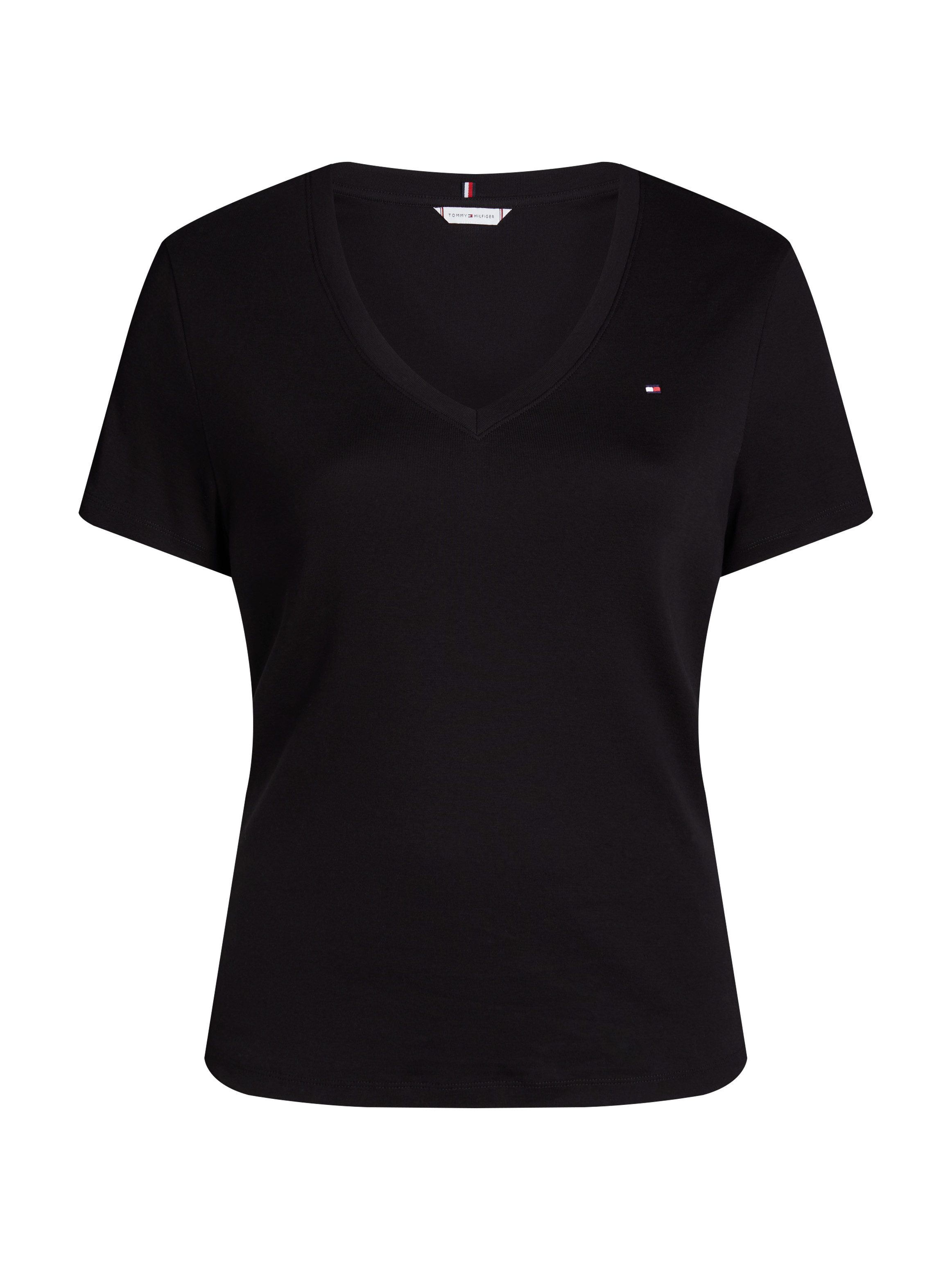 Tommy Hilfiger Curve Shirt met V-hals CRV SLIM CODY V-NK SS
