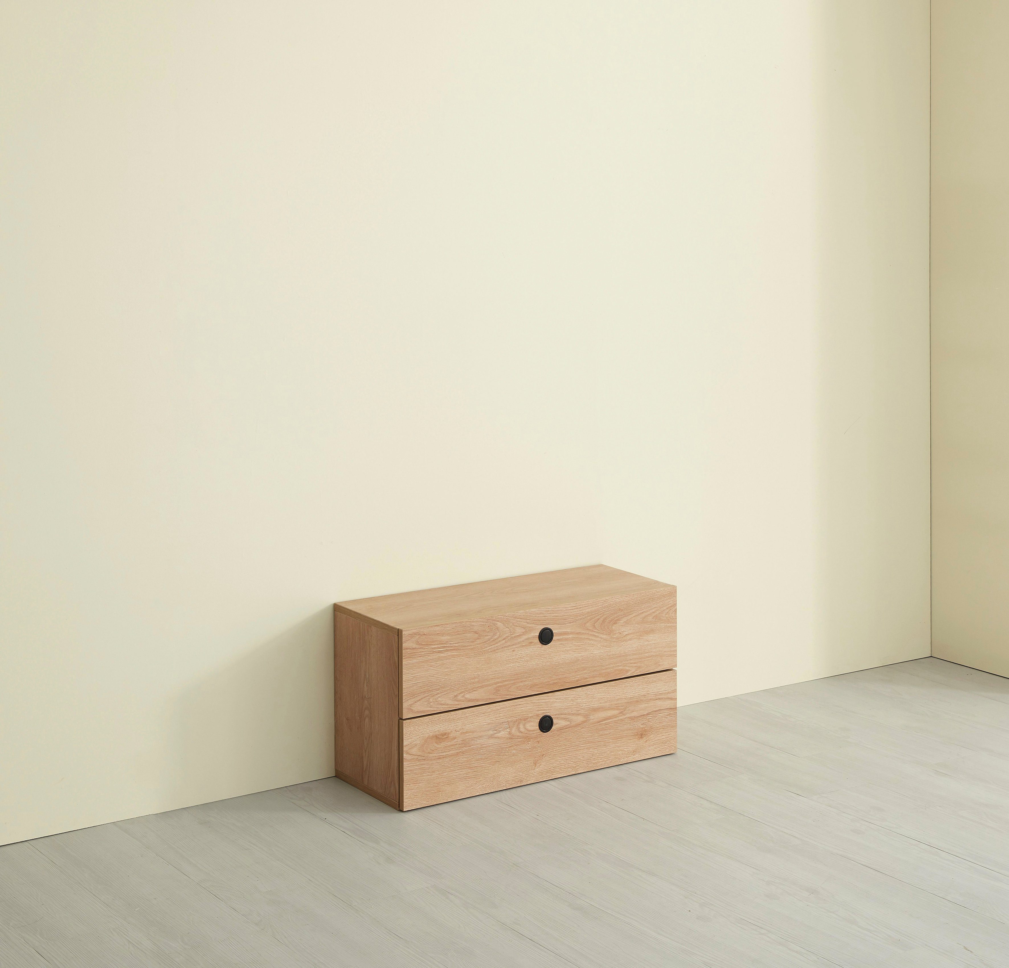 Home affaire Lade Metalen handgrepen en geleiders (set, 2 stuks) toebehoren voor kinderbedden beige