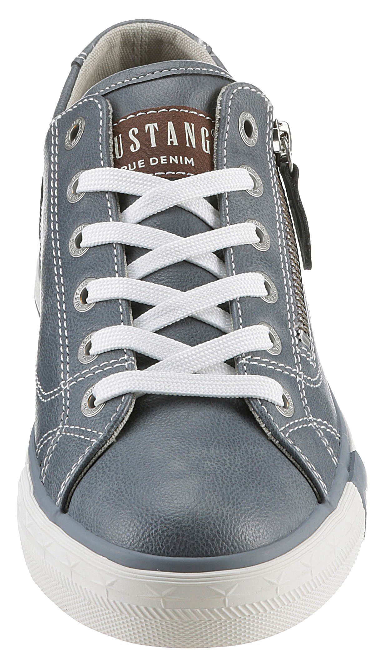 Mustang Shoes Sneakers met rits, vrijetijdsschoen, lage schoen, veterschoen