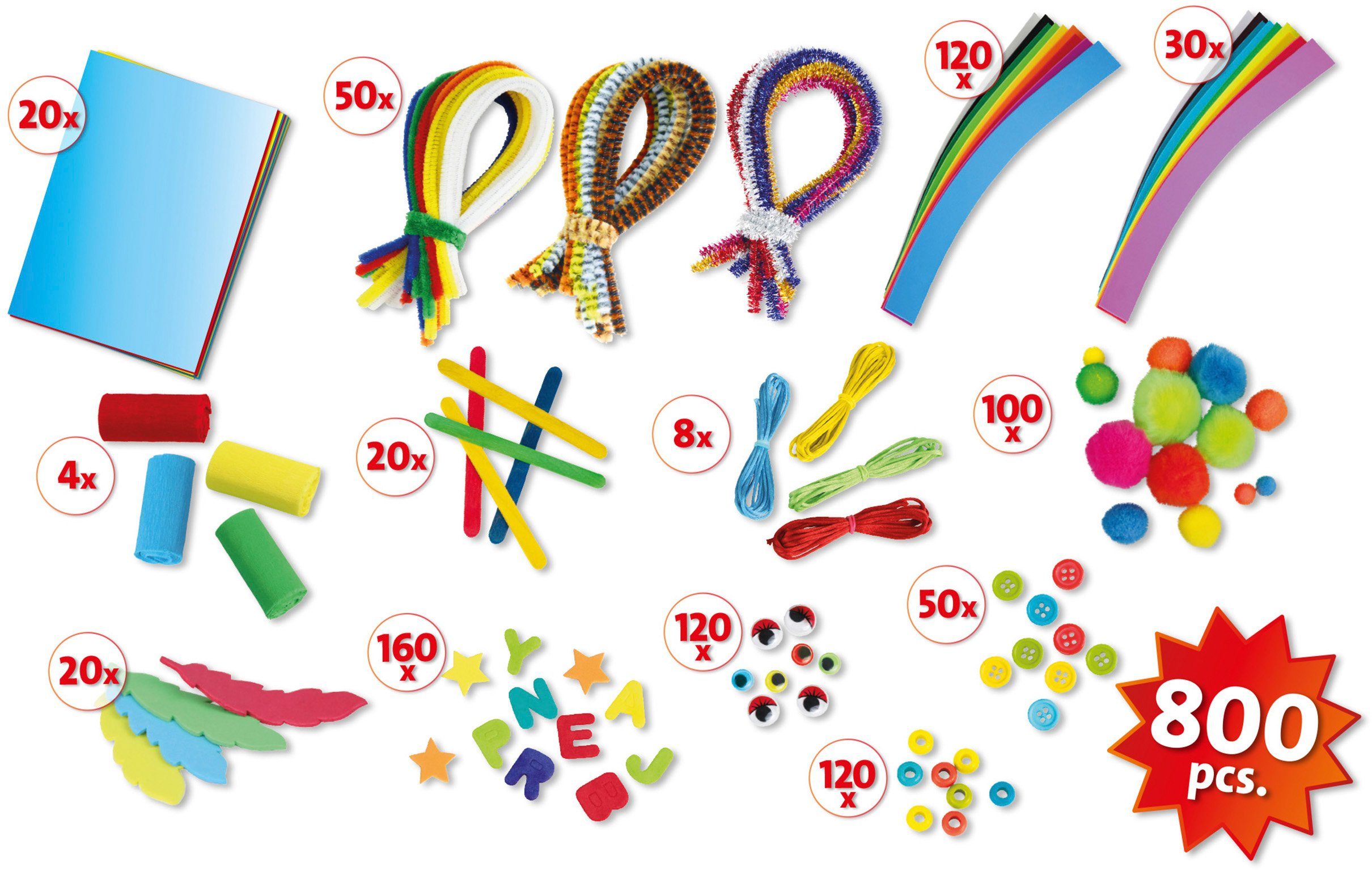 Lena® Knutselset Knutselkoffer Jumbo