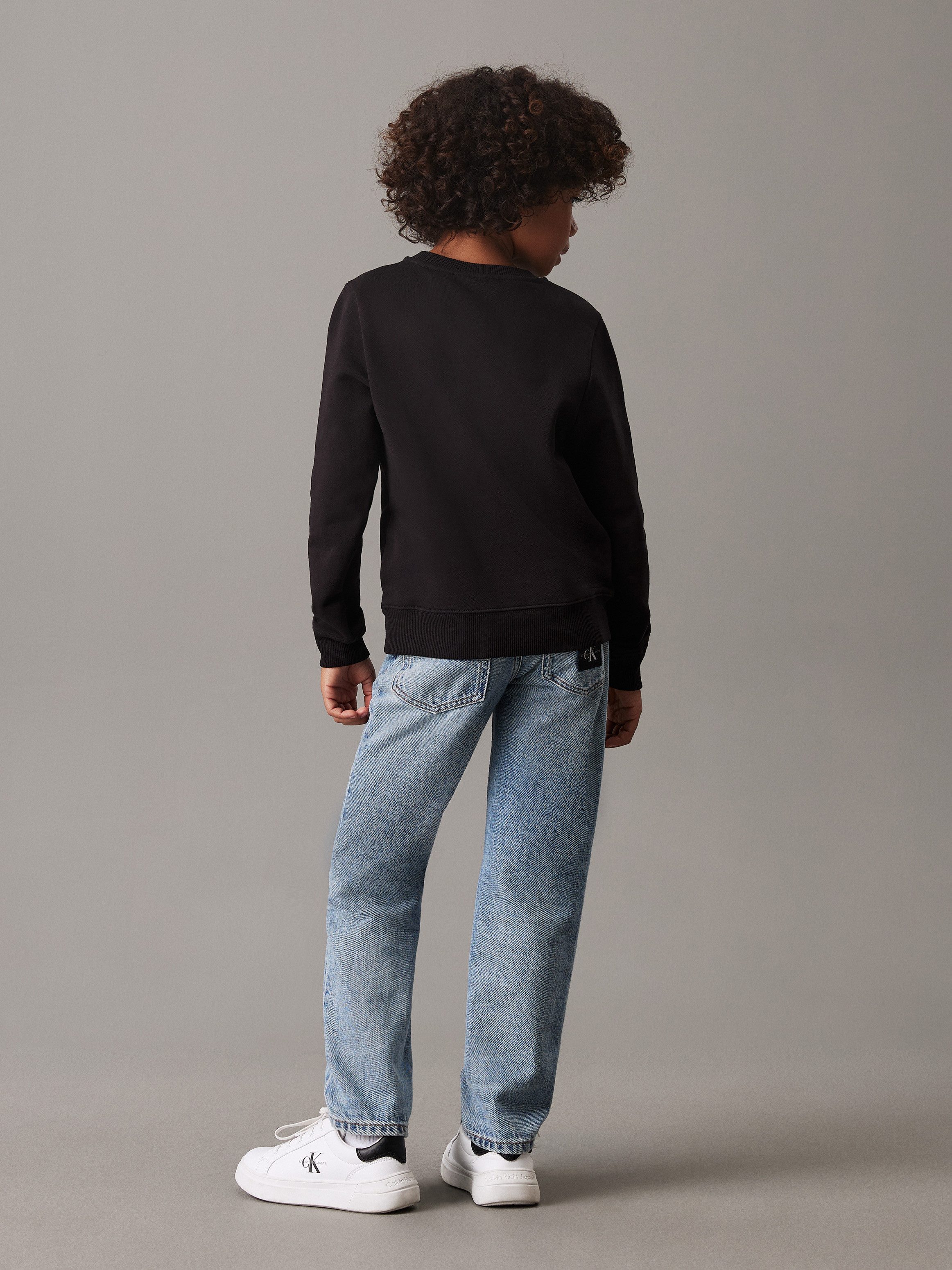 Calvin Klein Sweatshirt CK MONOGRAM TERRY CN voor kinderen tot 16 jaar en met logoprint