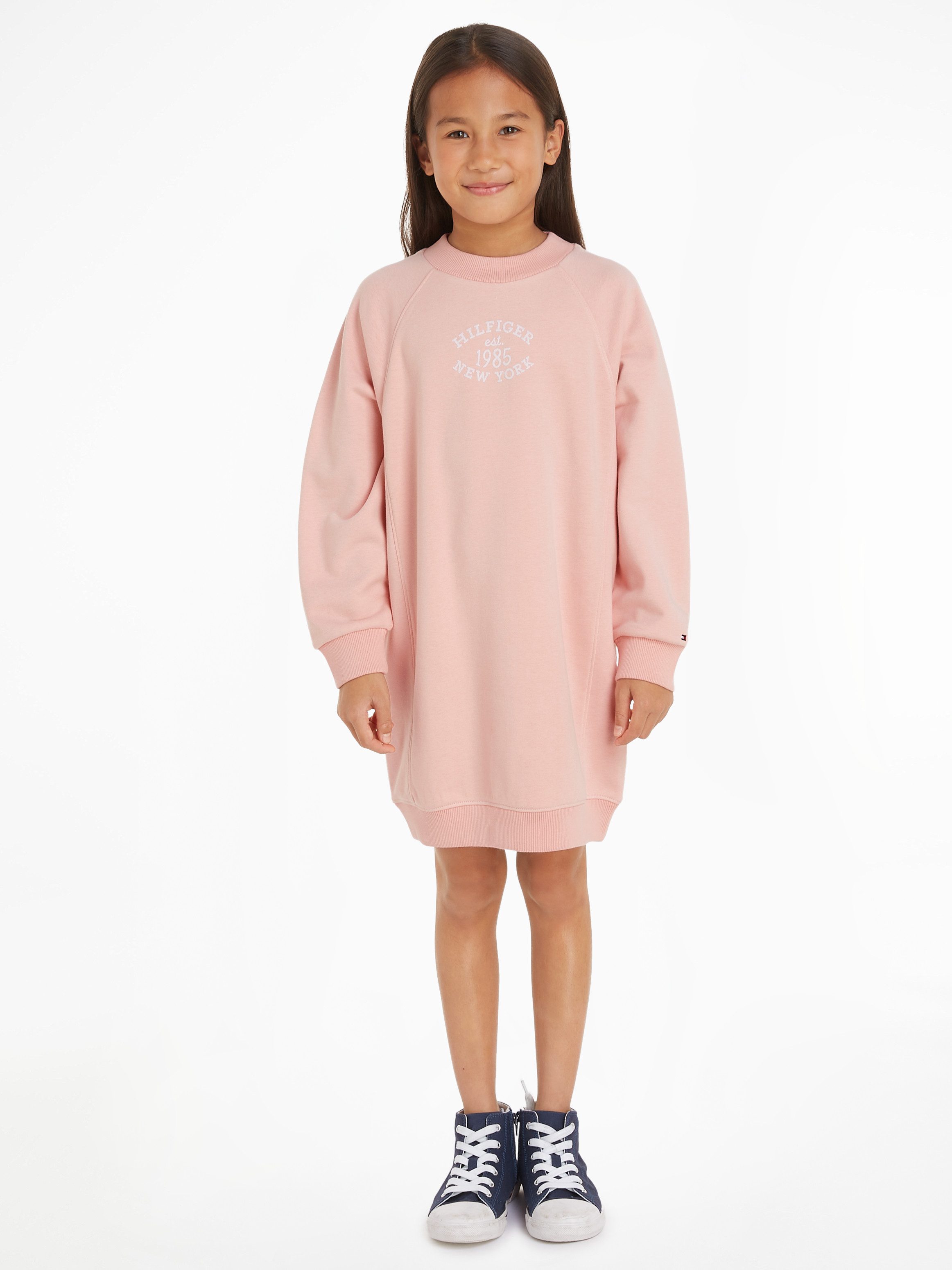 Tommy Hilfiger Sweatjurk MONOTYPE DRESS LS Kinderen tot 16 jaar