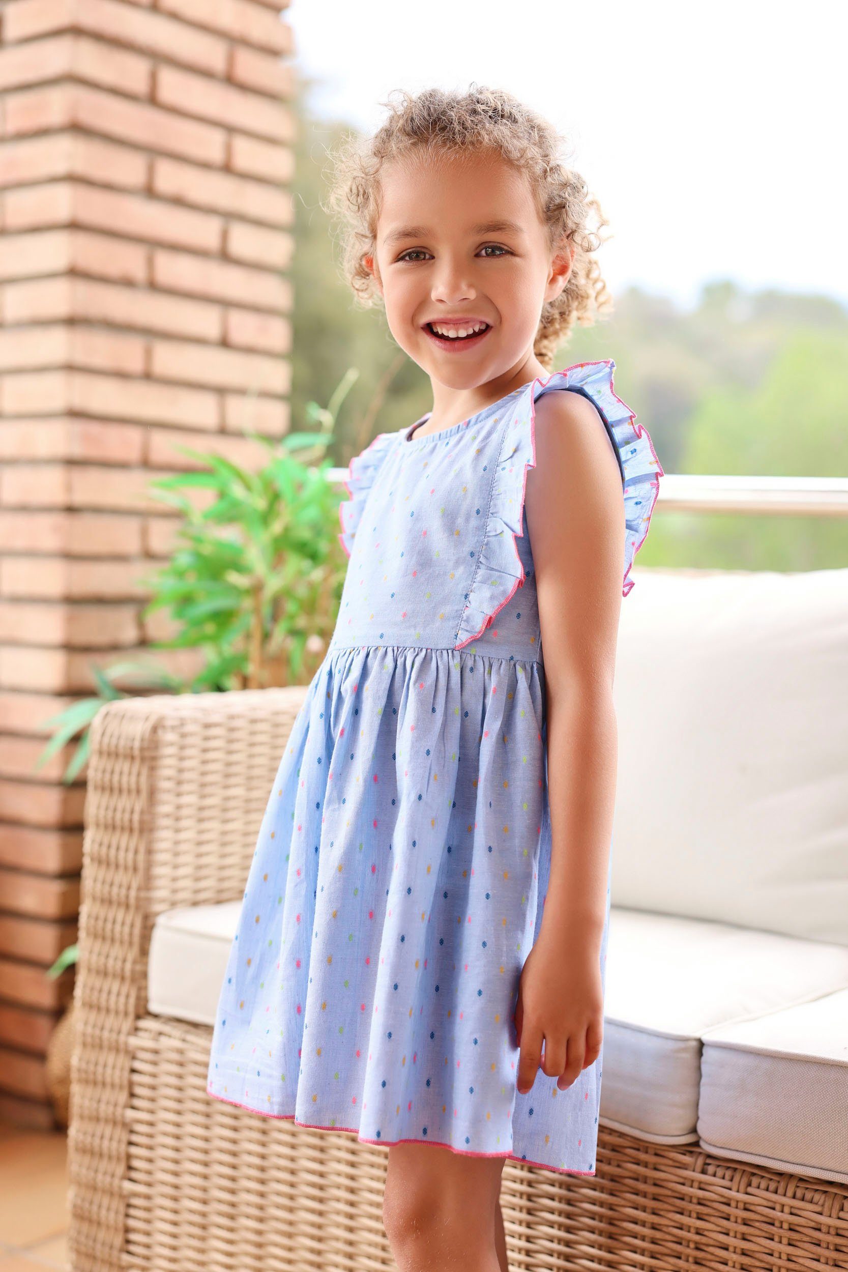 Blue Seven Zomerjurk Kl Md jurk met ronde hals zonder mouwen