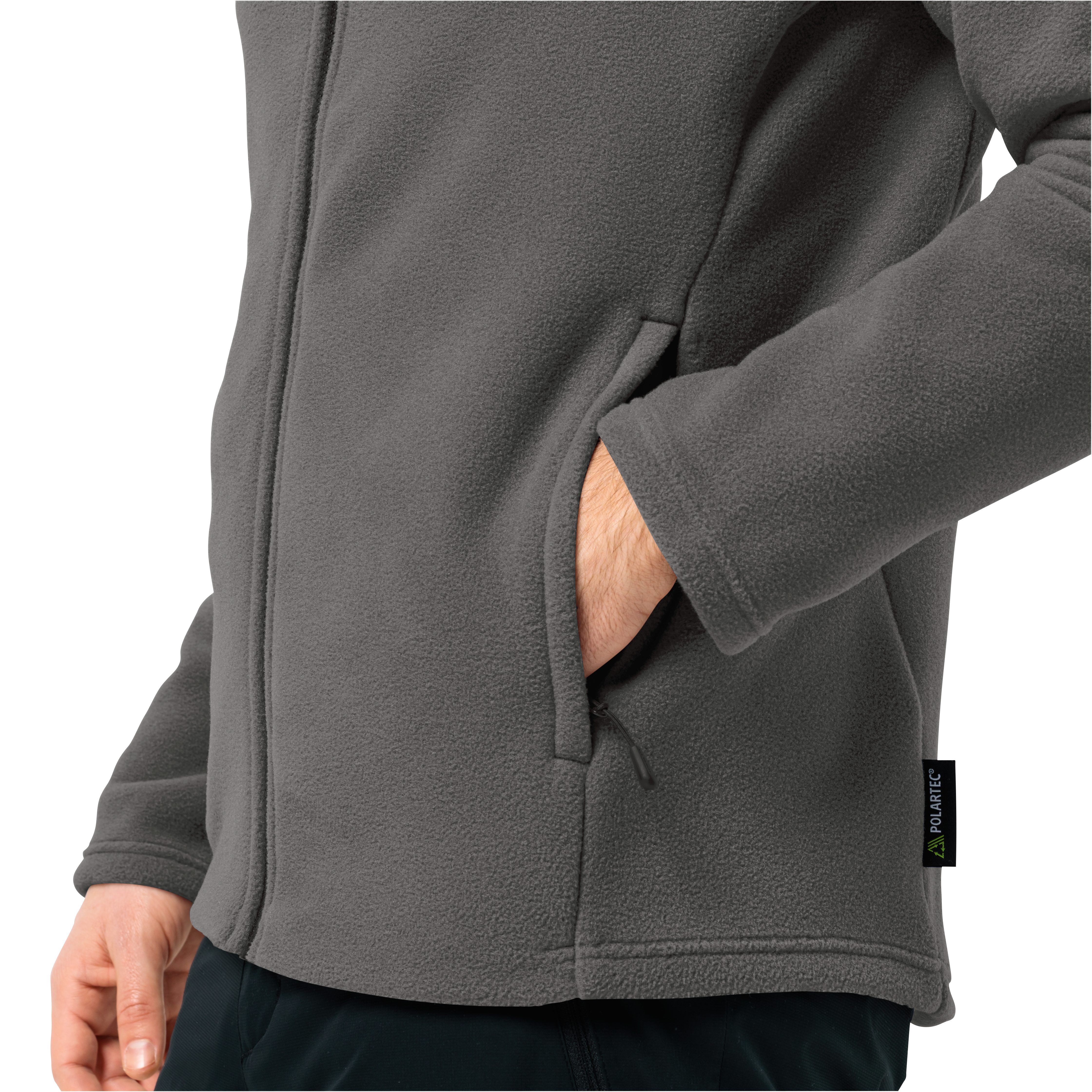Jack Wolfskin Fleecejack WINTERSTEIN FZ M uit polartec 200, gedeeltelijk gerecycled