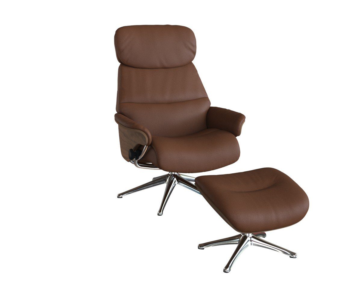 FLEXLUX Relaxfauteuil Aarhus, functionele stoel, gestoffeerde stoel, armleuningen, TV-fauteuil
