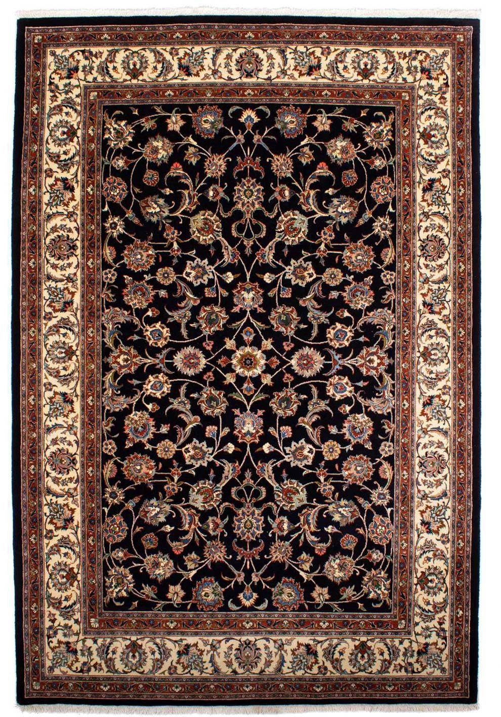 morgenland Wollen kleed Kaschmar bloemmotief beige 290 x 199 cm Uniek exemplaar met certificaat