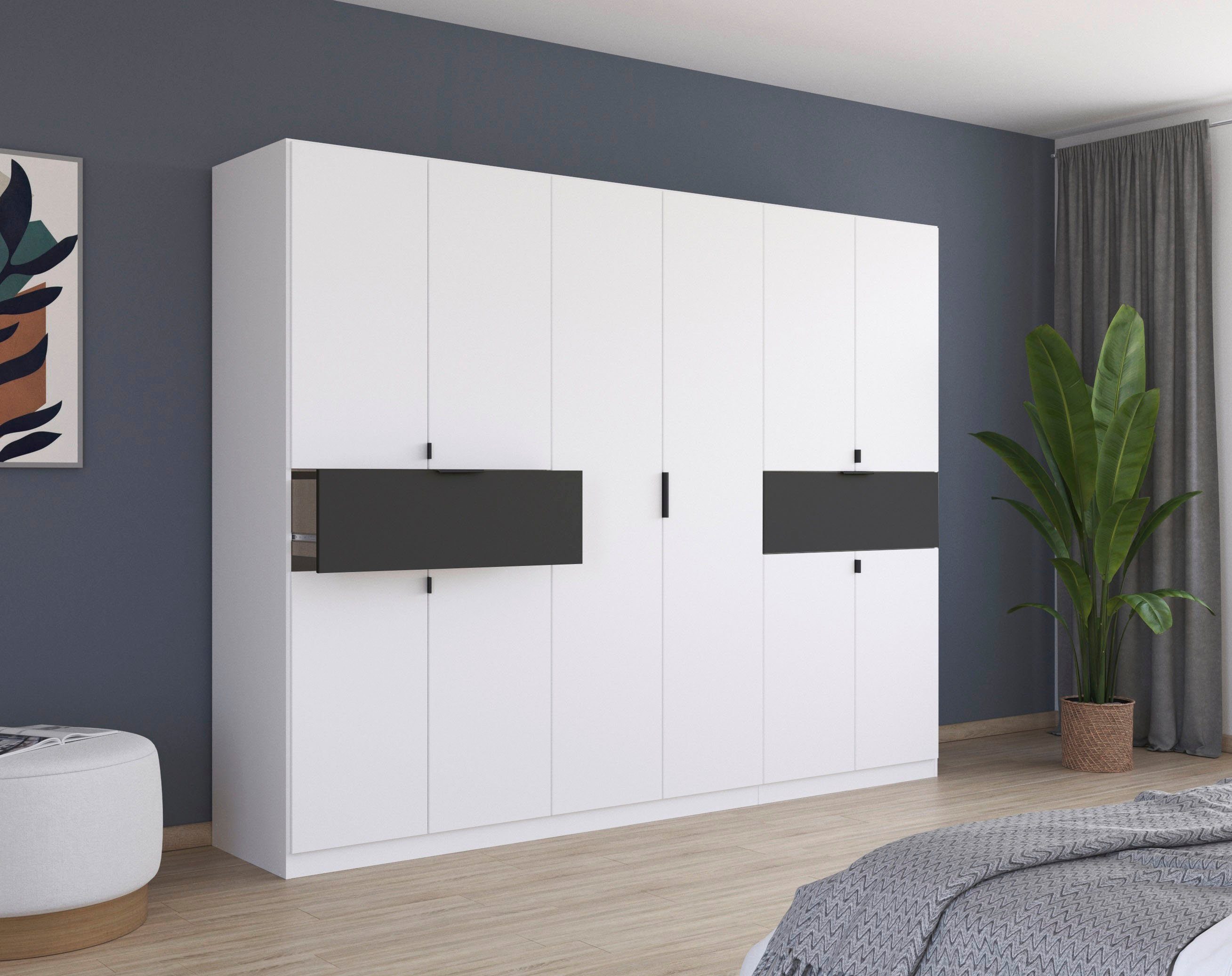 rauch Draaideurkast Kledingkast kast garderobe waskast TICAO met 2 ruime lades, veel opbergruimte made in germany