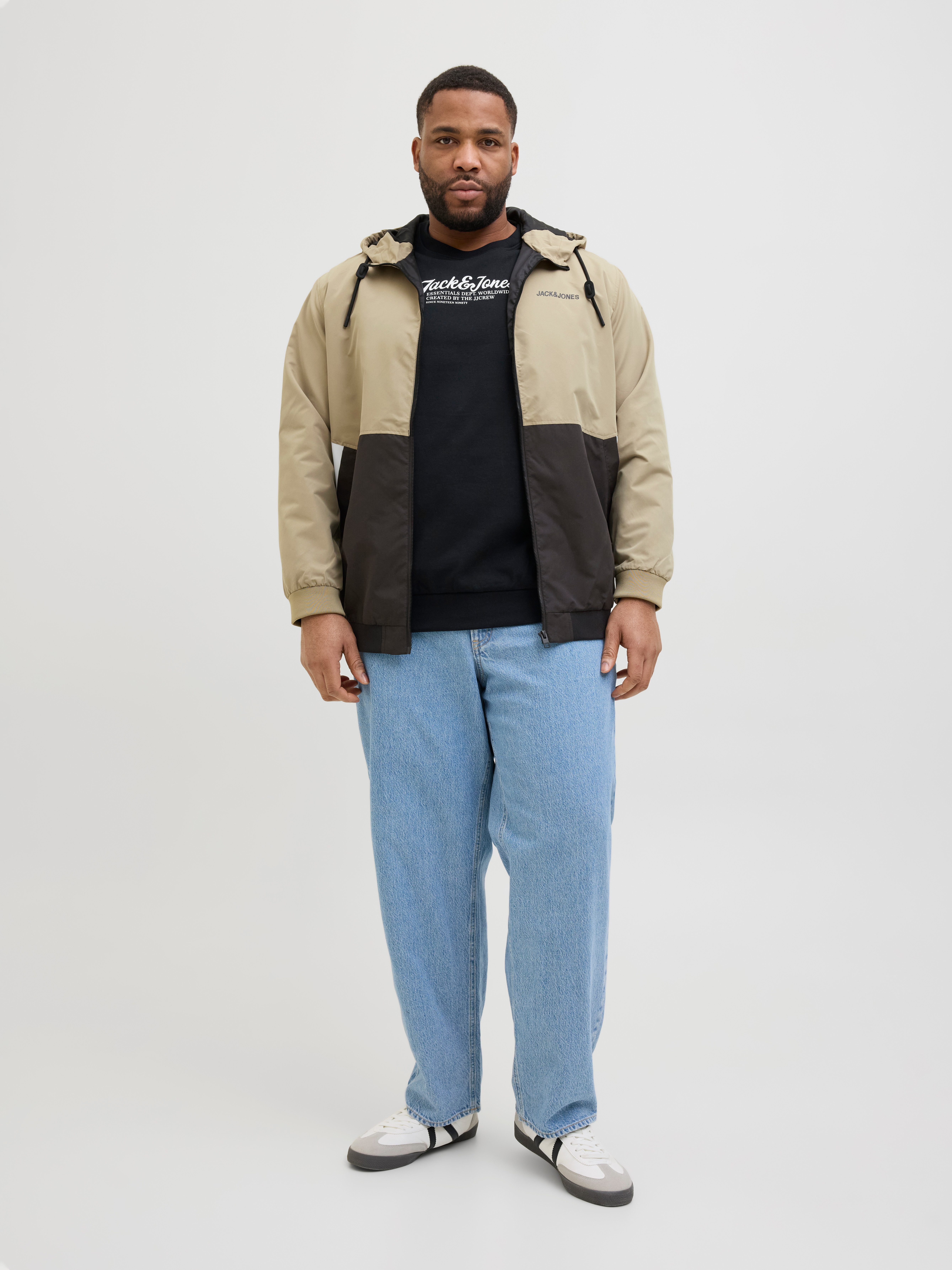 Jack & Jones PlusSize Bomberjack JJERUSH HOOD BOMBER NOOS PLS