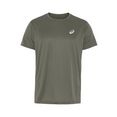 asics runningshirt core short sleeve top groen