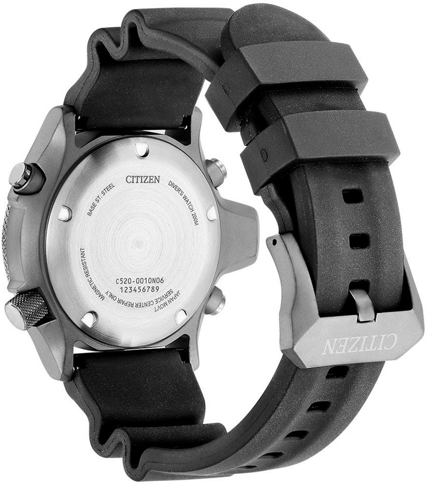 Citizen Duikhorloge Promaster Diver Horloge, quartz, herenhorloge, tot 20 bar waterdicht, datum (2-delig, Inclusief bandverlenging)