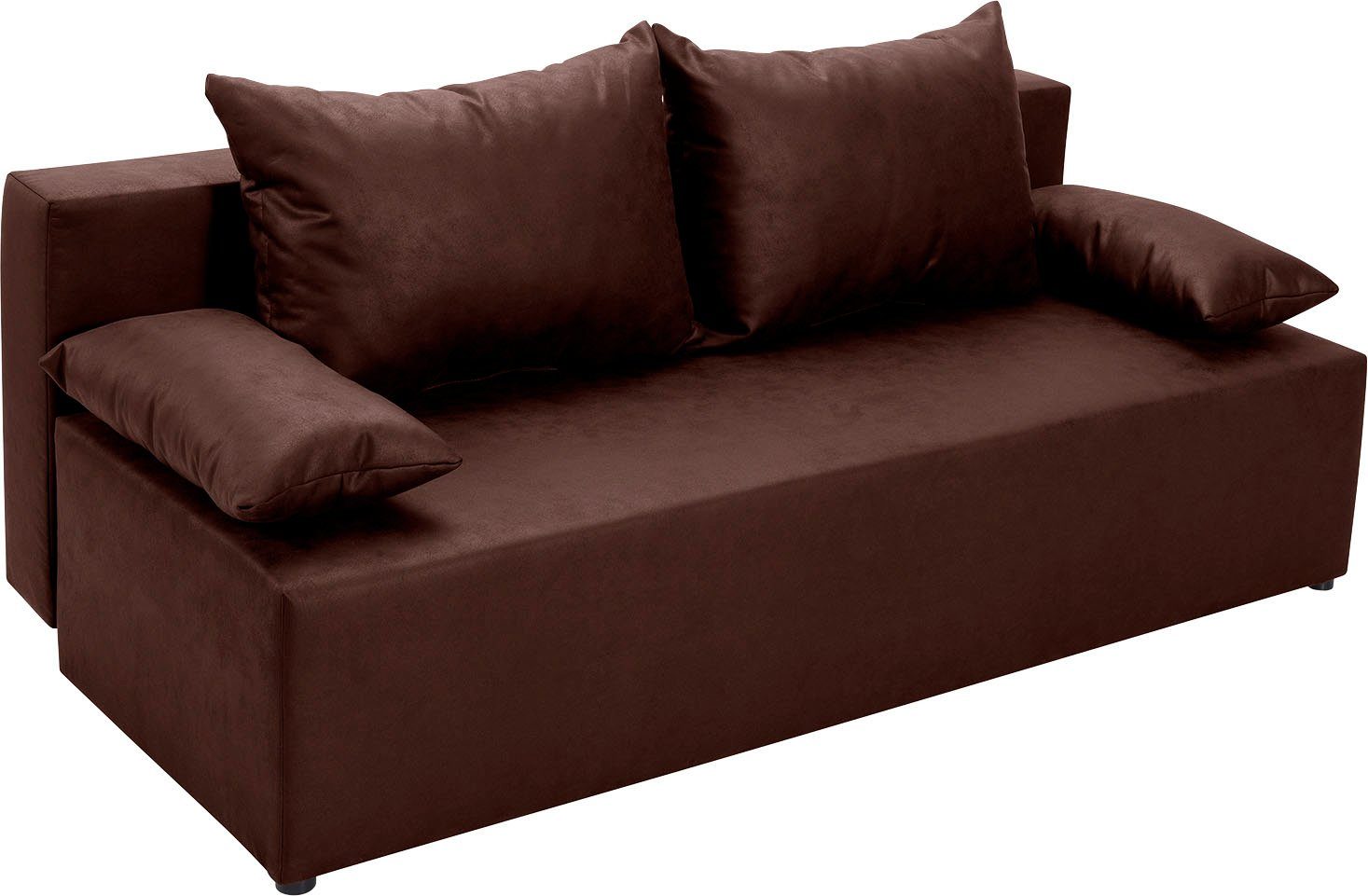 exxpo - sofa fashion Slaapbank Exxpo Tabou Slaapfunctie,bedkist, naar keuze met liftbedfunctie en binnenvering