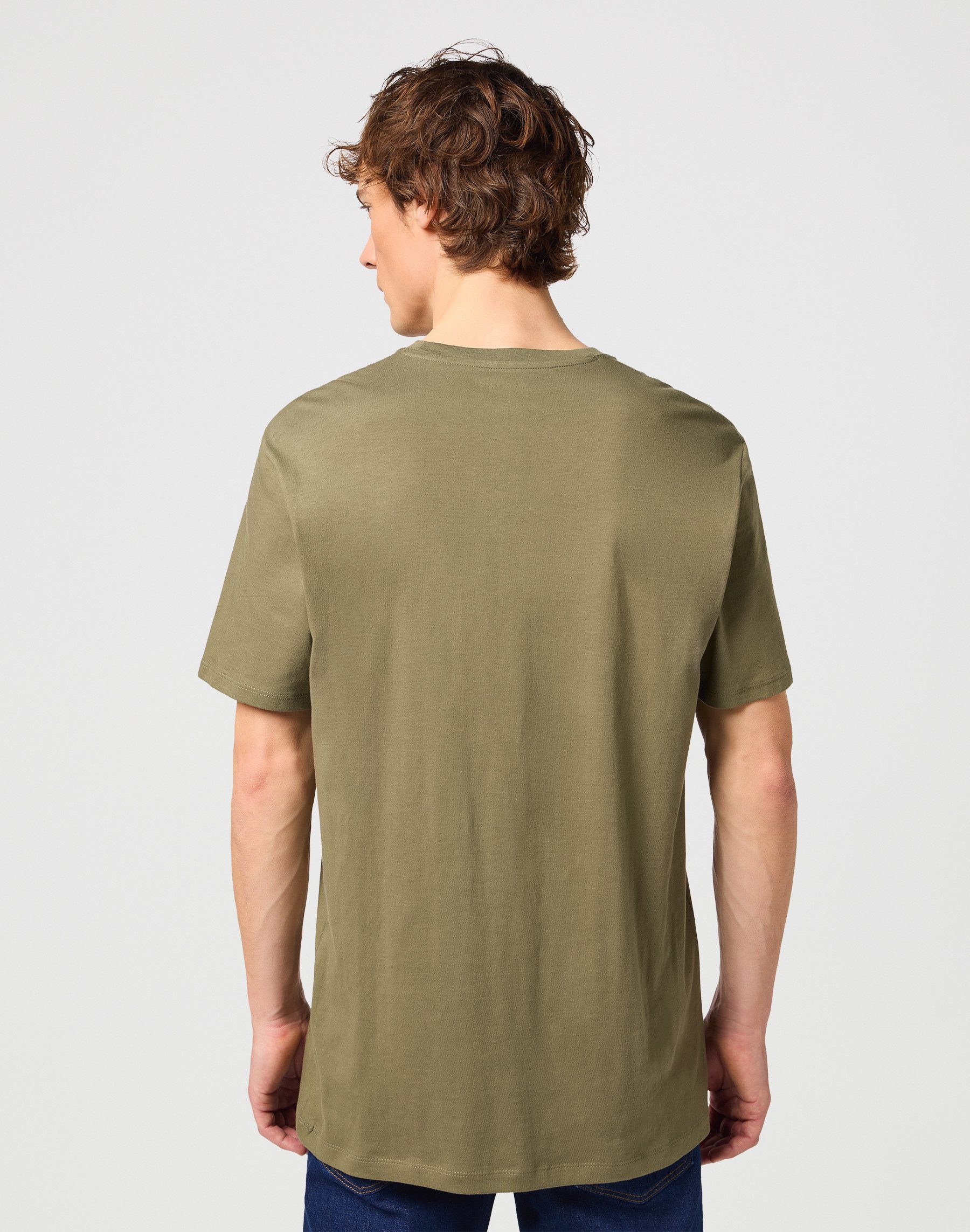 Wrangler Shirt met ronde hals (set, 2-delig)