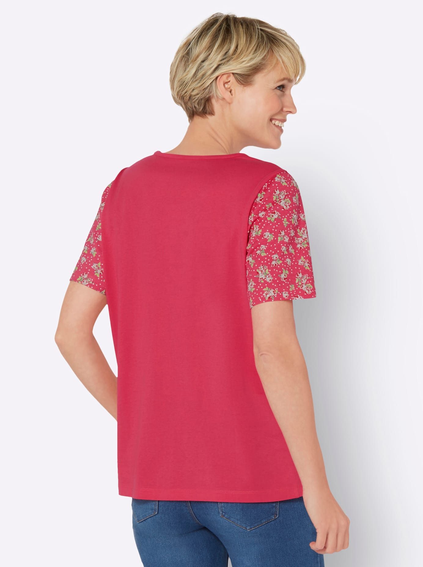 Classic Basics Shirt met ronde hals Shirt met V-hals (1-delig)