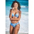 s.oliver red label beachwear bikinibroekje maya met sierriem blauw
