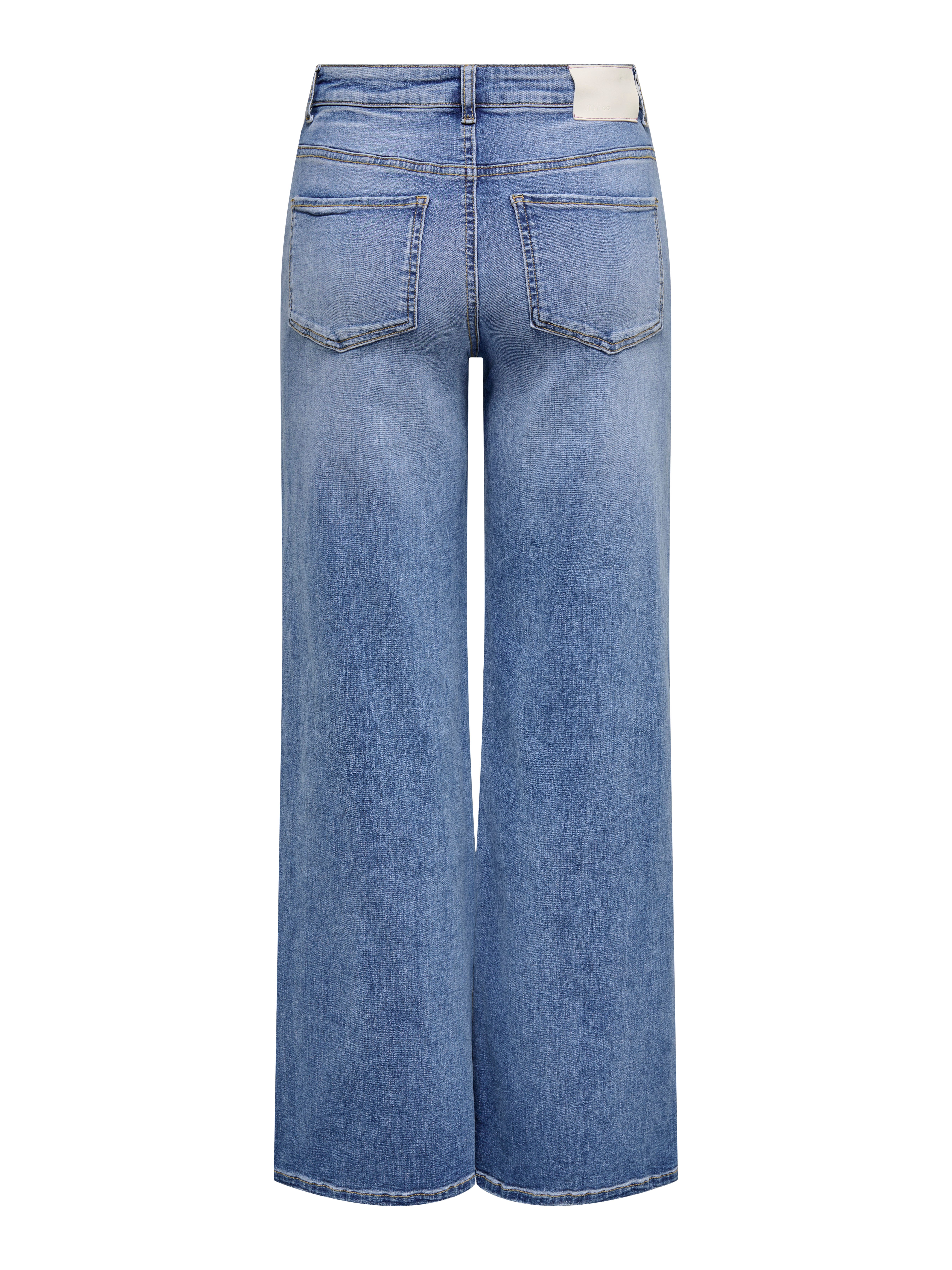 JDY High-waist jeans JDYFELINA-FINA HW WIDE MED BLUE DNM NOOS