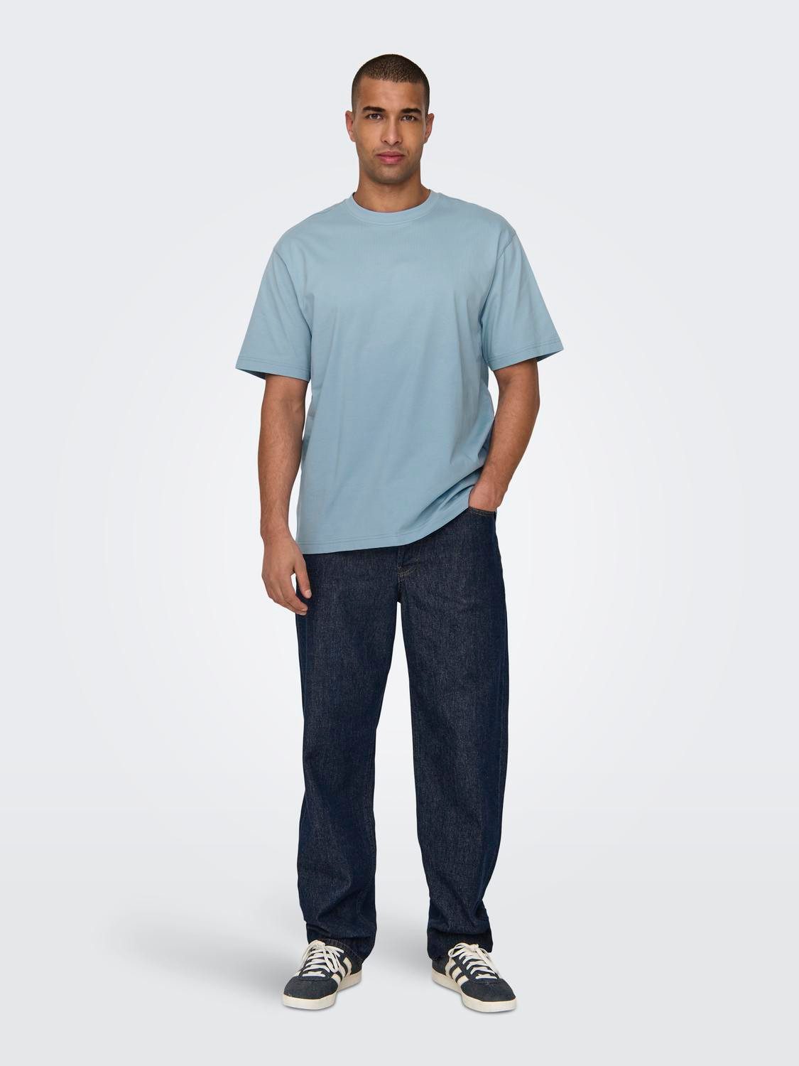 ONLY & SONS Shirt met ronde hals ONSFRED RLX SS TEE