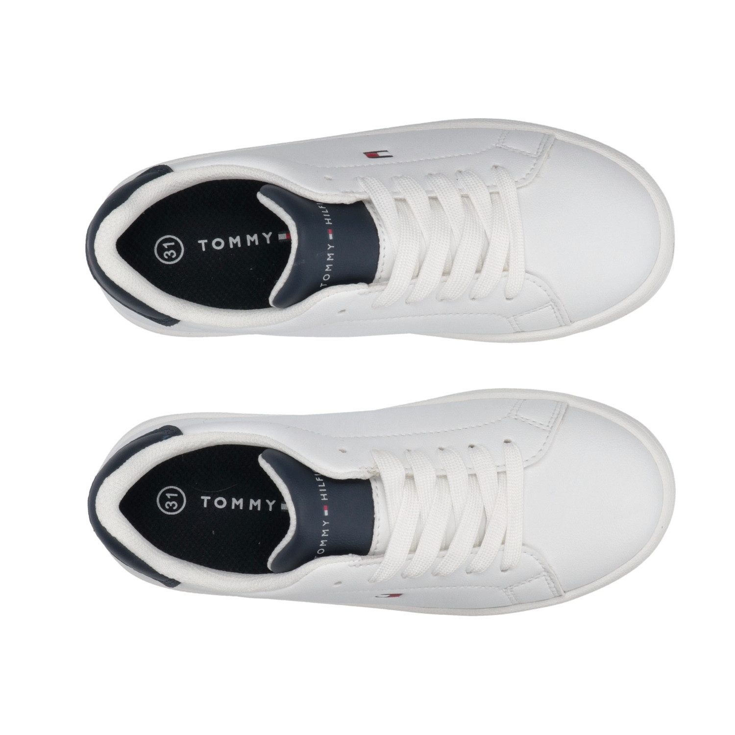 Tommy Hilfiger Sneakers , veterschoen, vrijetijdsschoen met logoversiering