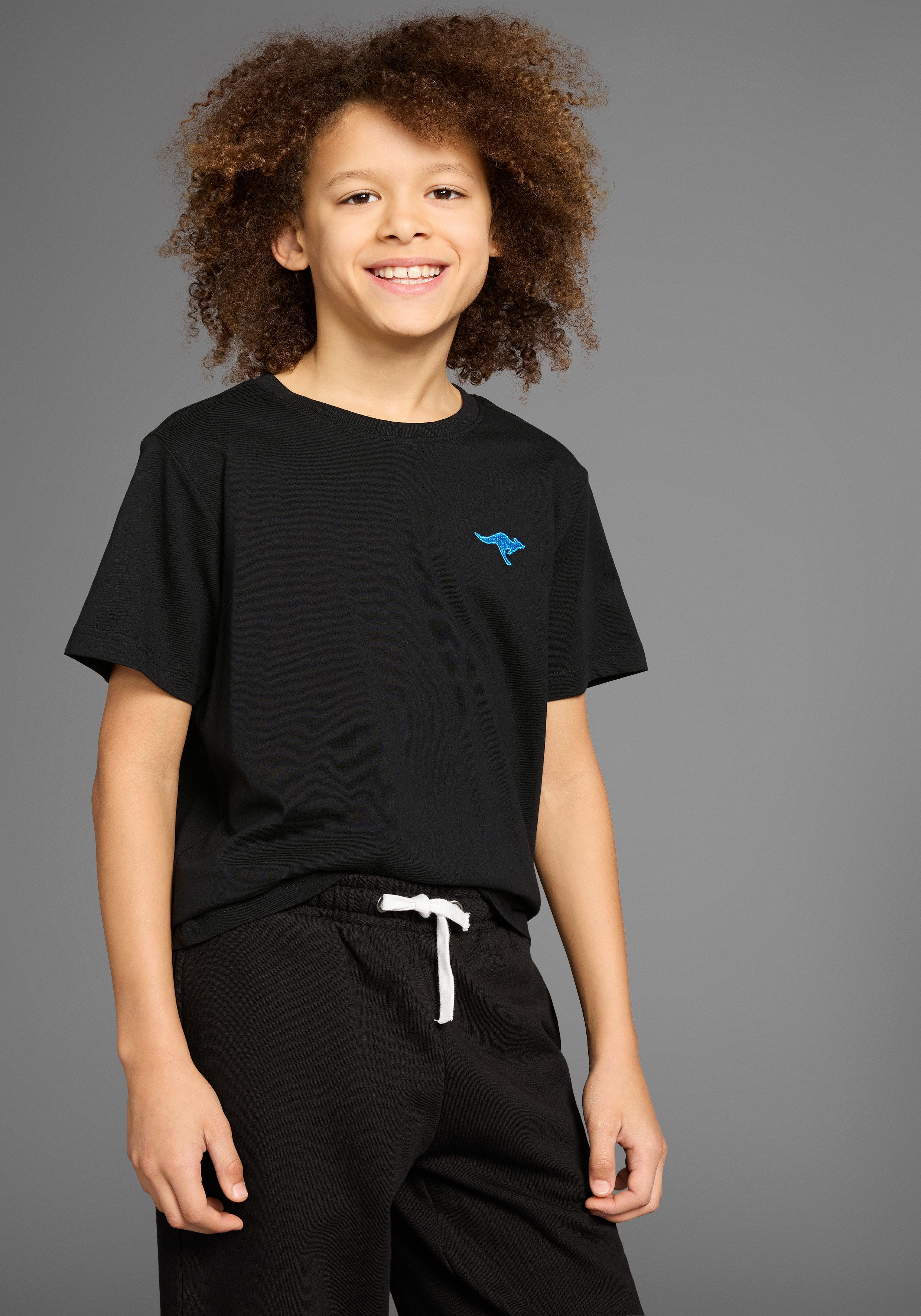 KangaROOS T-shirt 2-pack T-shirts met kleine borduursel (set, 2-delig)