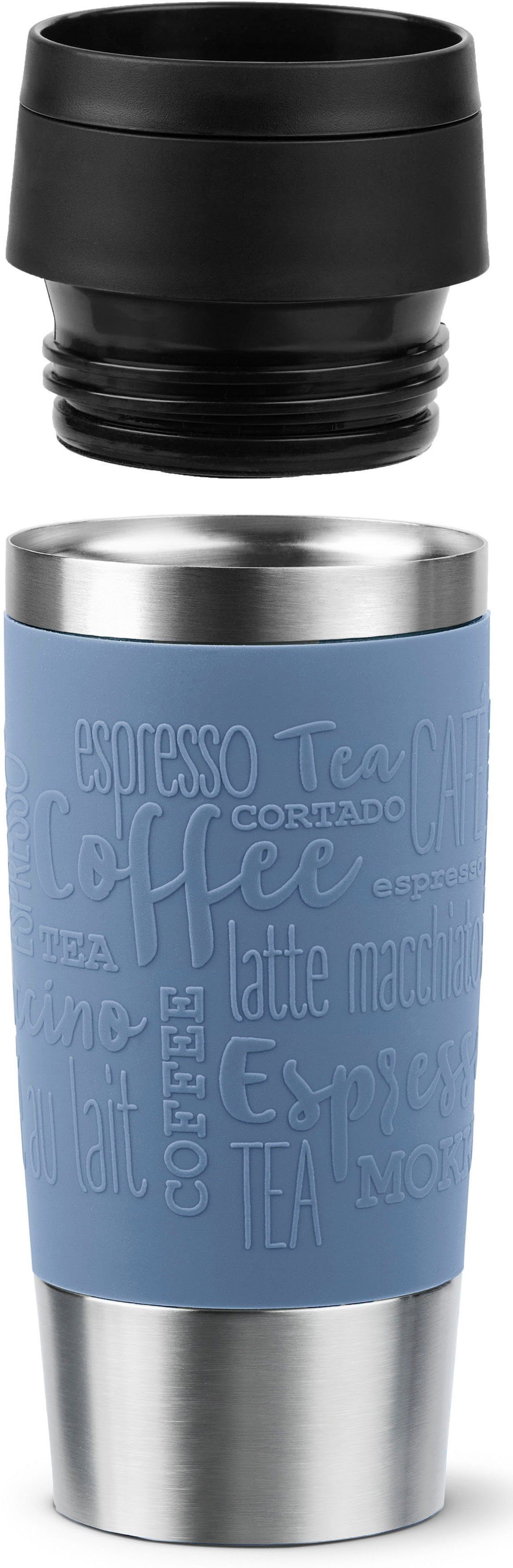Emsa Thermosbeker Travel Mug Classic, met 360° drinkopening 4u heet, 8u koud - 360 ml / 6u heet, 12u koud - 500 ml, 100% dicht