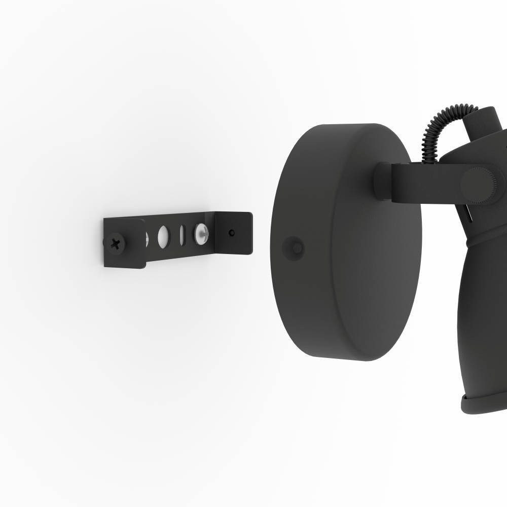 EGLO Led-wandlamp SERAS wandlamp, plafondspot, spot, ganglamp, zwart, wit