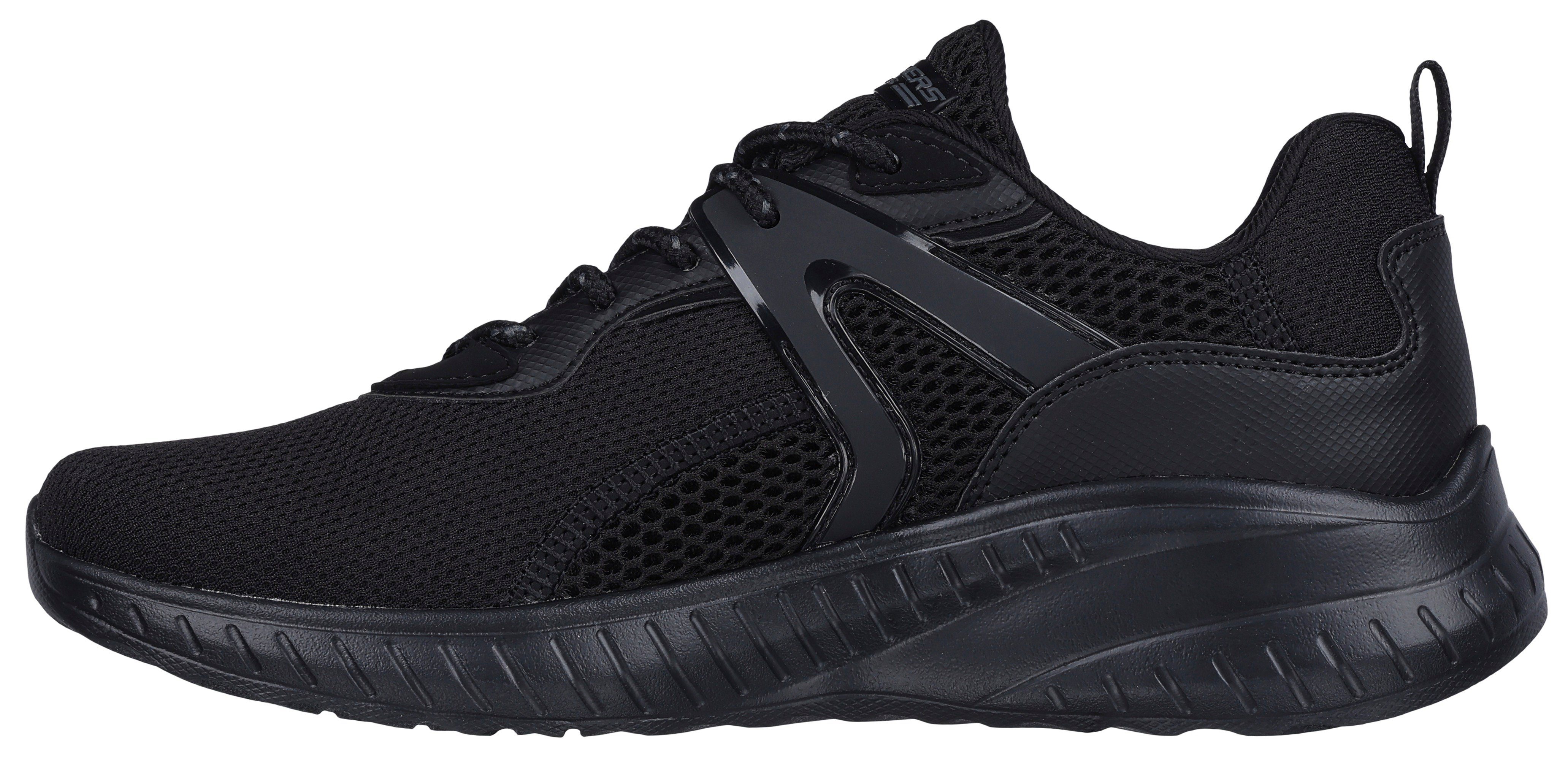 Skechers Sneakers BOBS SQUAD CHAOS- in vegan verwerking, vrijetijdsschoen, lage schoen, veterschoen