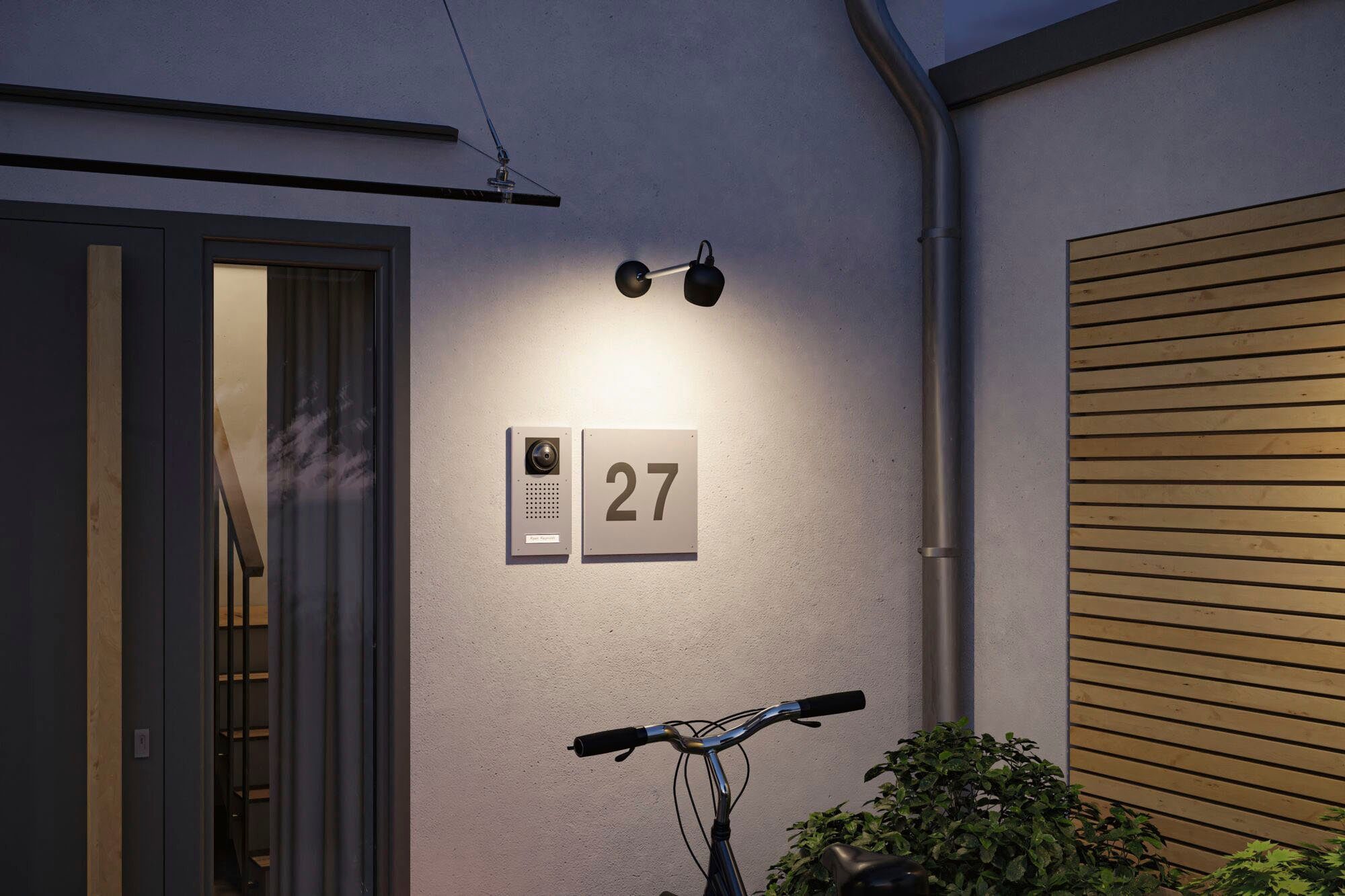Paulmann Led-tuinverlichting Buiten 230V Wand Kikolo Insect friendly ZigBee (1 stuk)