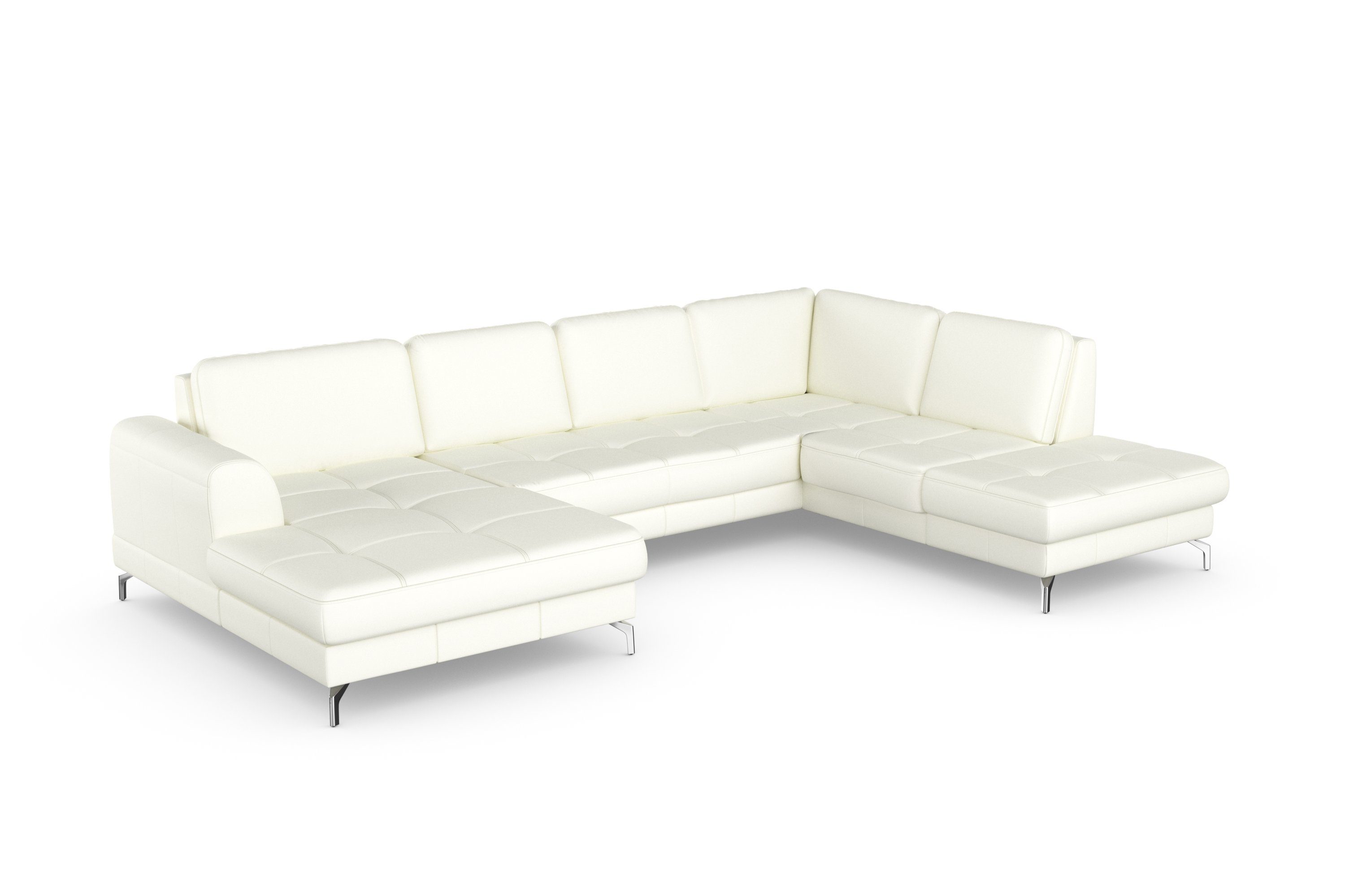 sit&more Zithoek Bendigo U-vorm inclusief zitdiepteverstelling, bodemvrijheid 12 cm, in 2 pootkleuren