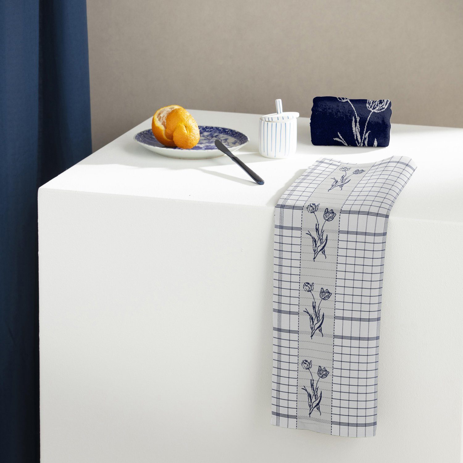 DDDDD Theedoek Lisse (set, 6-delig)