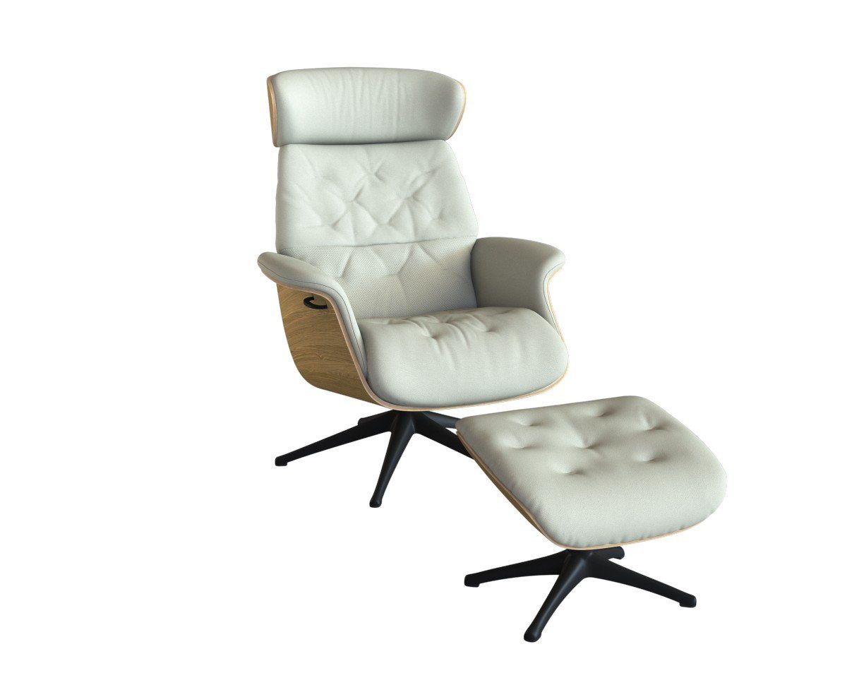 FLEXLUX Relaxfauteuil Volden, functionele stoel, gestoffeerde stoel, armleuningen, TV-fauteuil