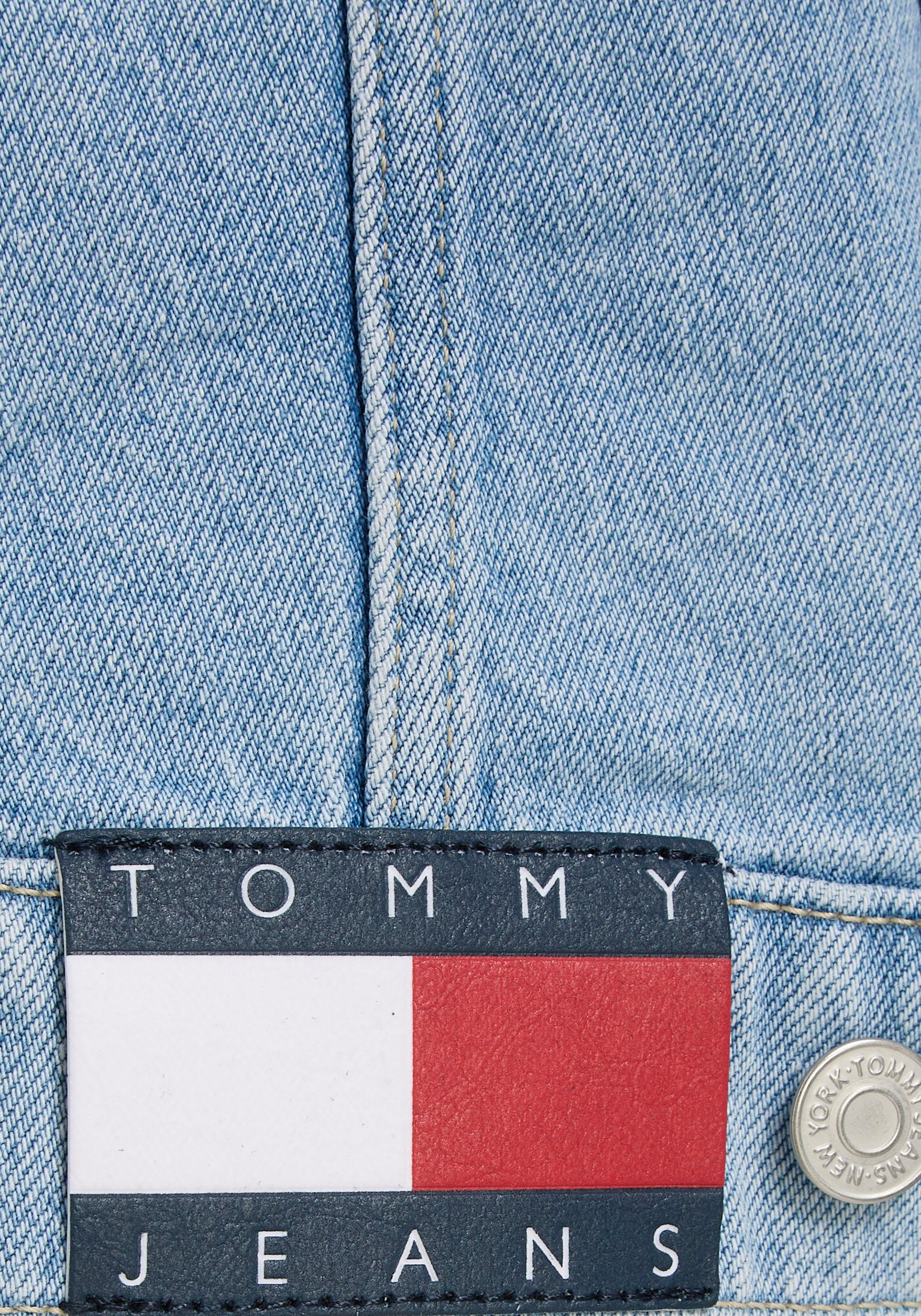 Tommy Jeans Plus Jeansjack RYAN RGLR TRCKR JCKT Grote maten met fade-effecten