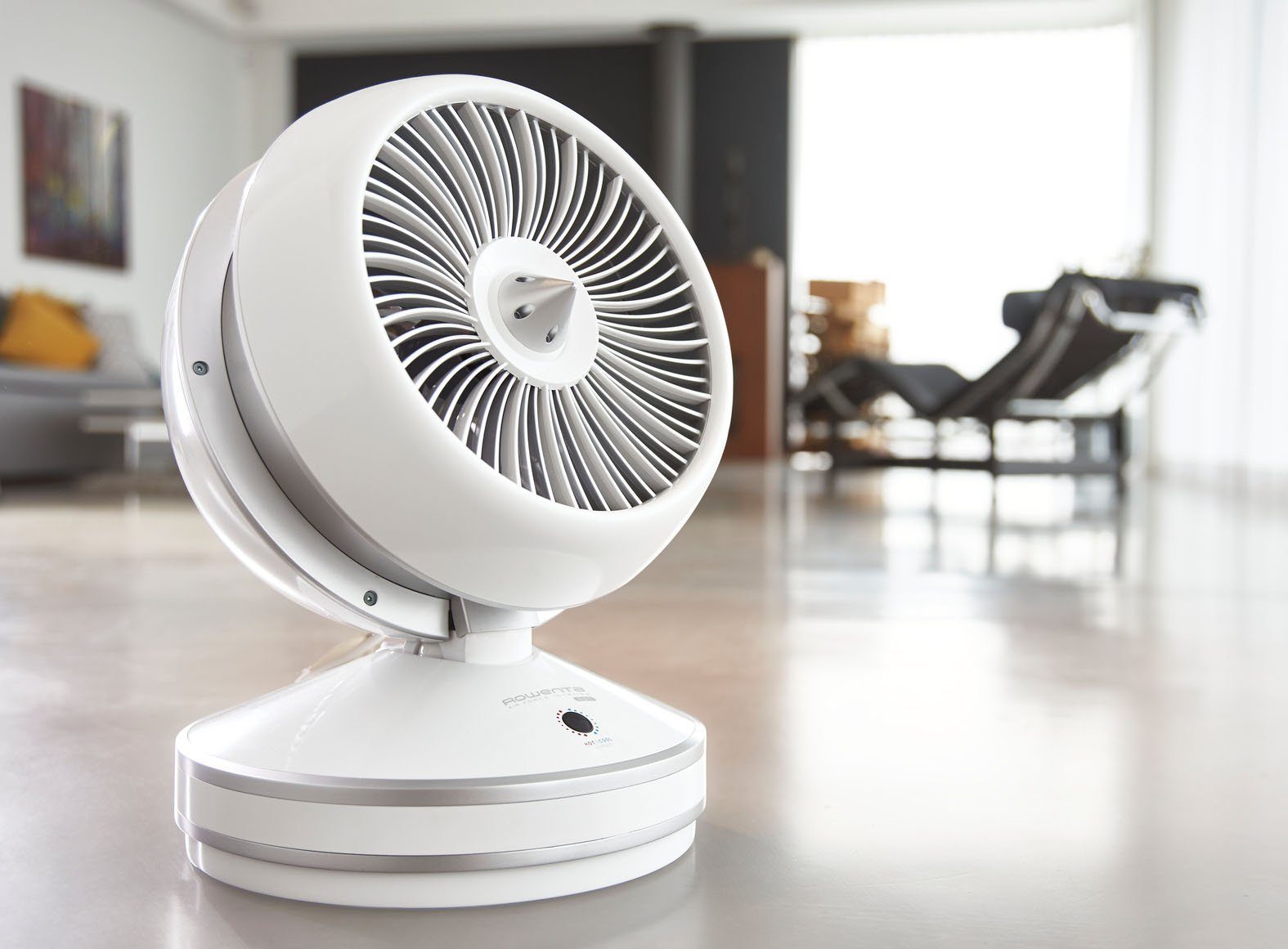 Rowenta Vloerventilator HQ7152 Air Force Intense 2in1 Ventilator, ventilatorkachel, 2600 W, 43 dB(A), eco-stand, afstandsbediening