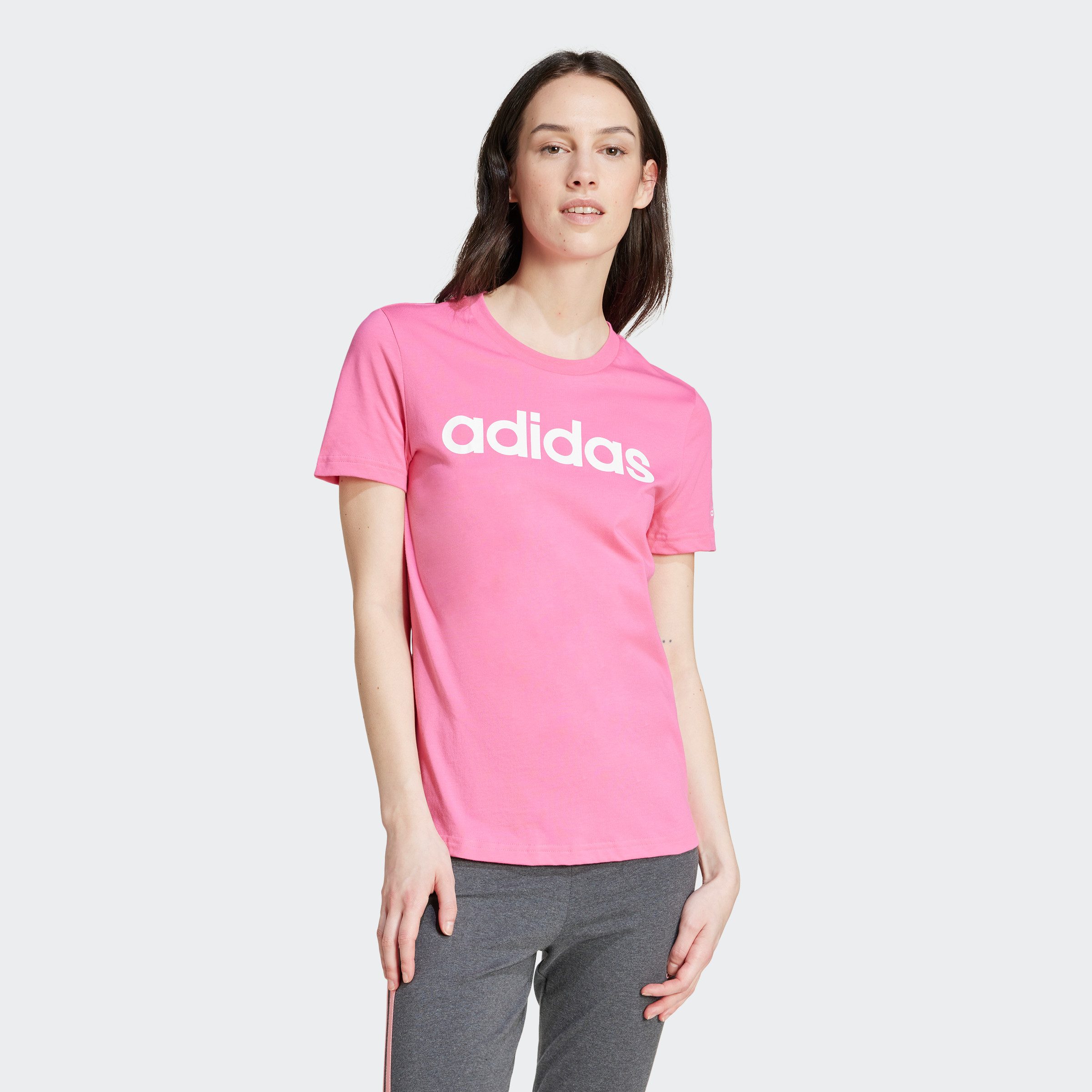 Adidas T-shirt Korte Mouw Essentials Slim Logo T-Shirt