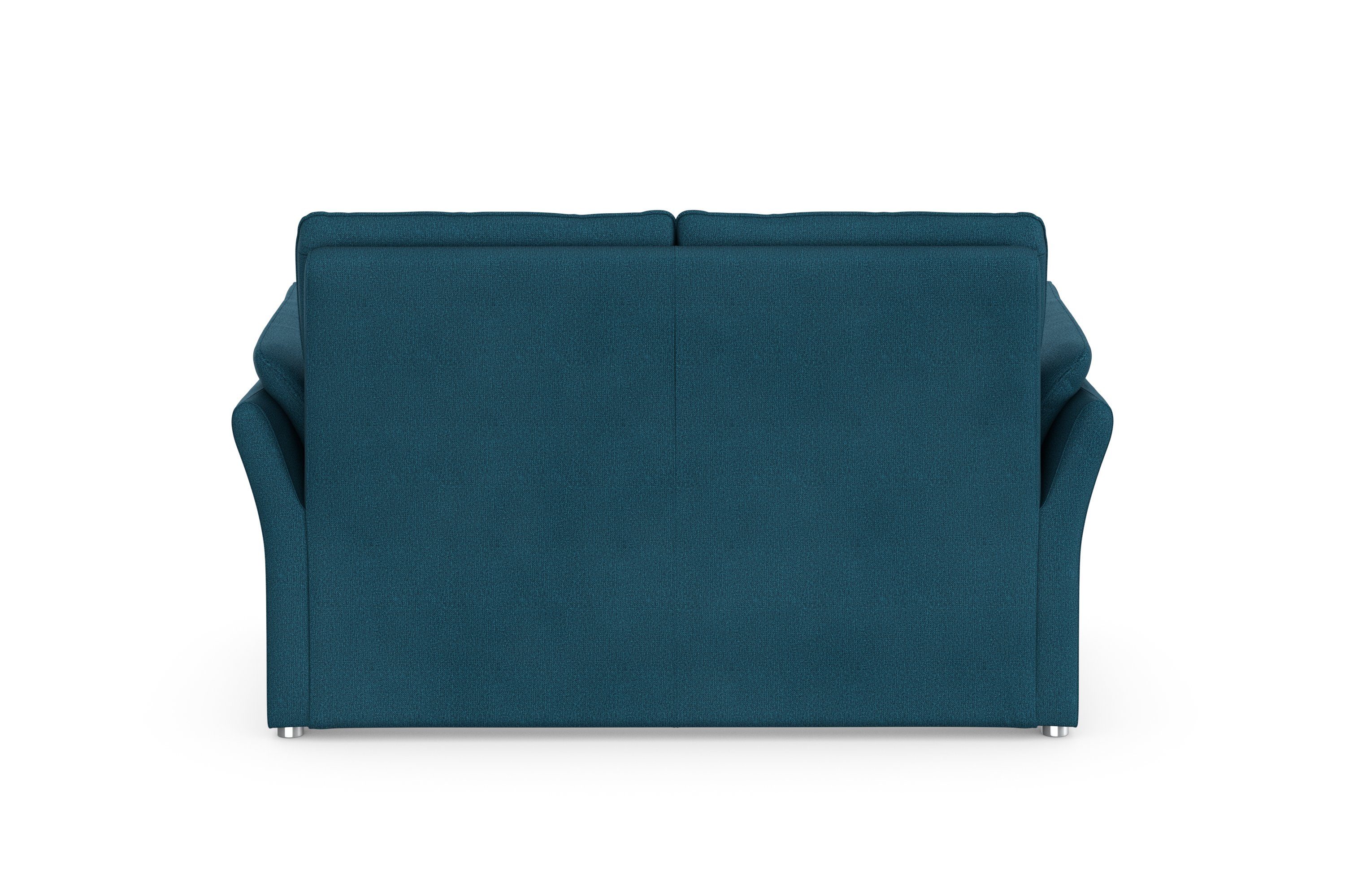 DOMO collection 2-zitsbank Pina, schmale Armlehnen, mit Federkern, kompakt & elegant met veerbasis voor hoog zitcomfort, breedte 159 cm