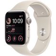 apple watch se modell 2022 gps 44mm grijs