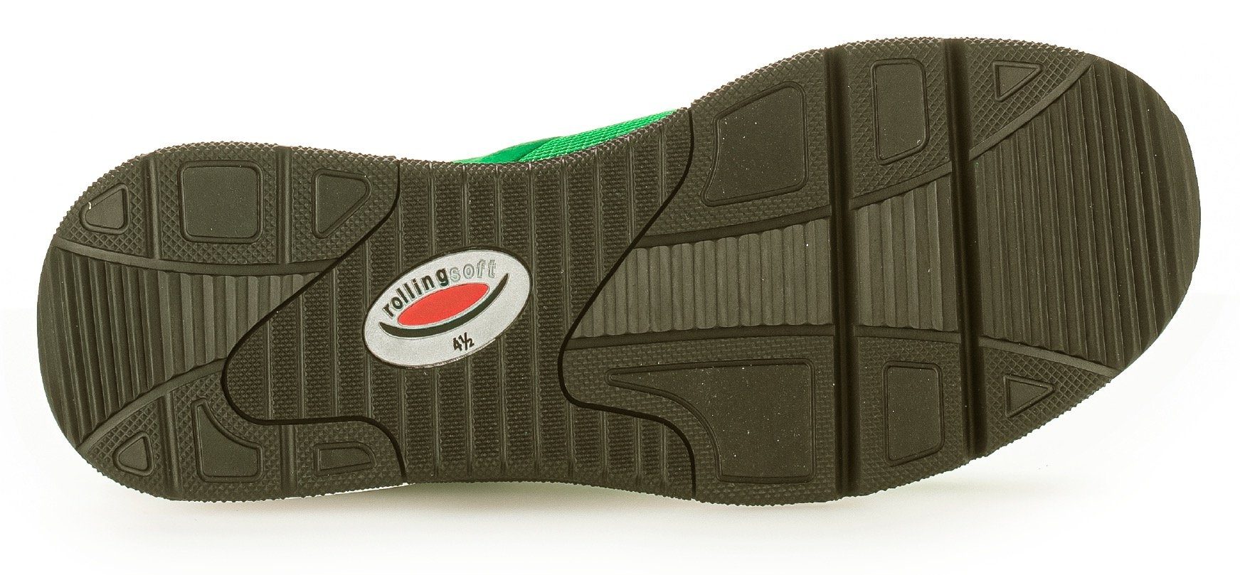 Gabor Rollingsoft Sneakers met sleehak vrijetijdsschoen, lage schoen, veterschoen, logo op de hiel